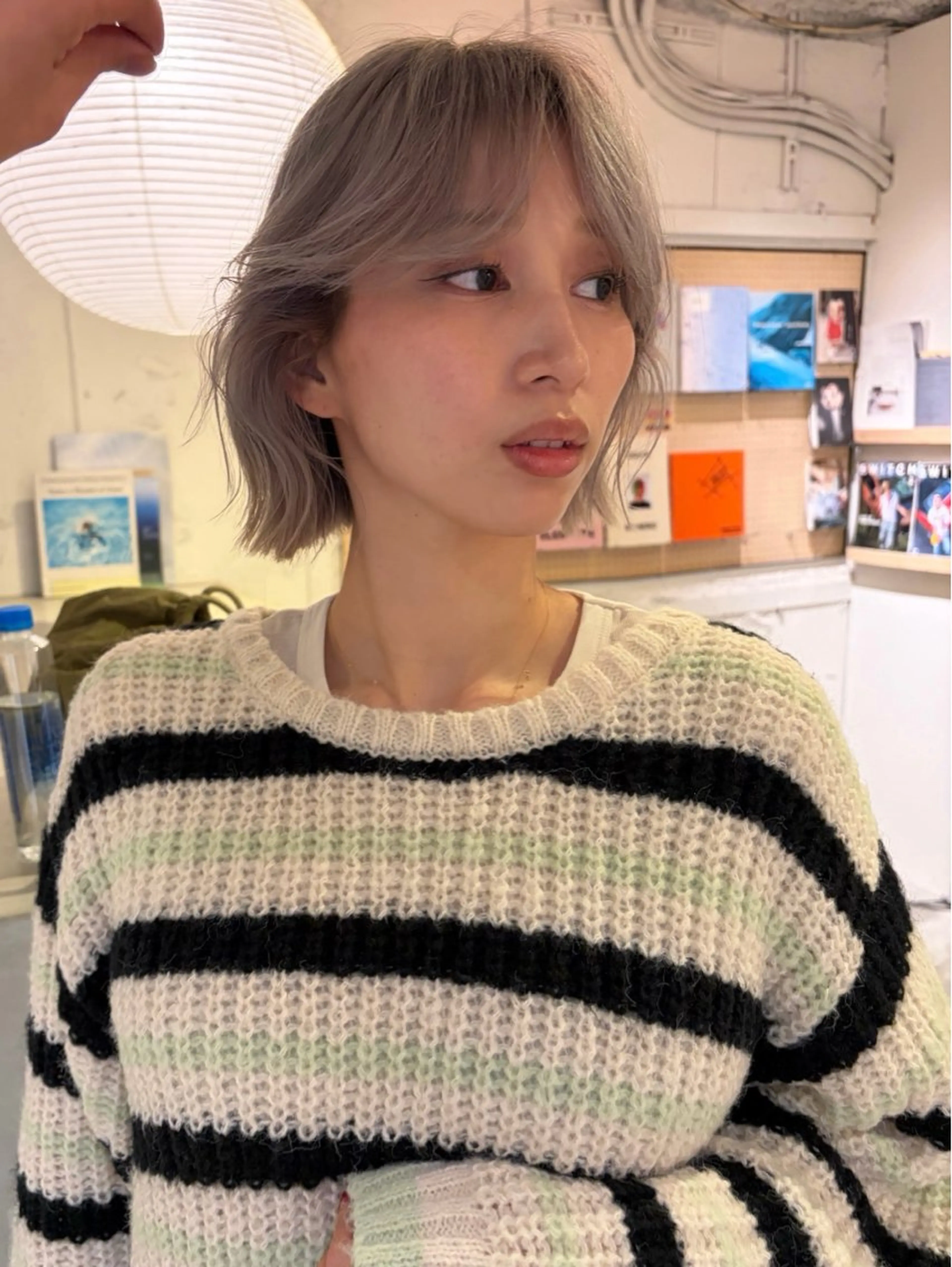 ショート カラー グレージュ カット ヘアカラー トリートメント 村上雅人 ナチュラルモードのヘアスタイル
