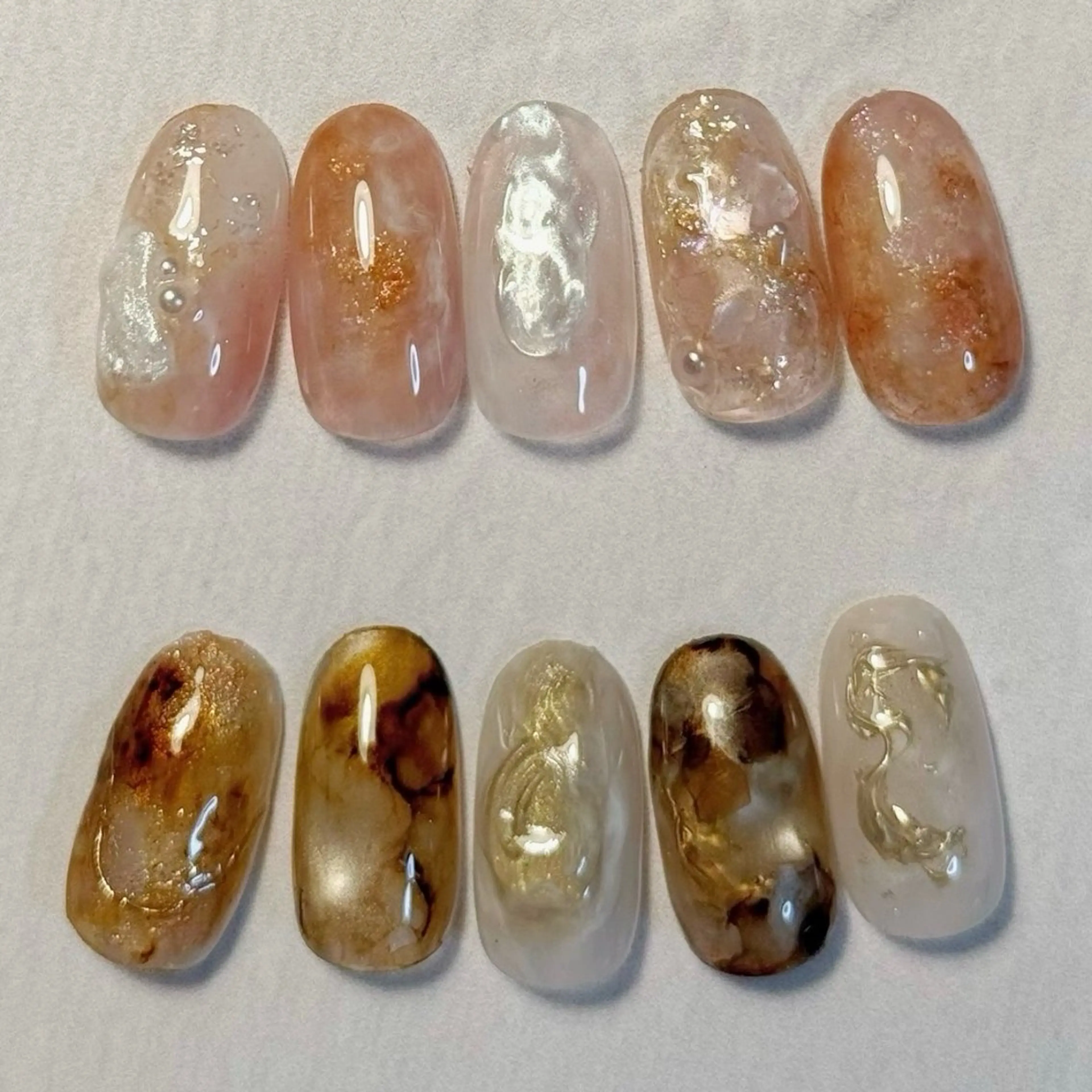 ネイル ニュアンスネイル ハンドネイル Rsurin nailのネイルデザイン