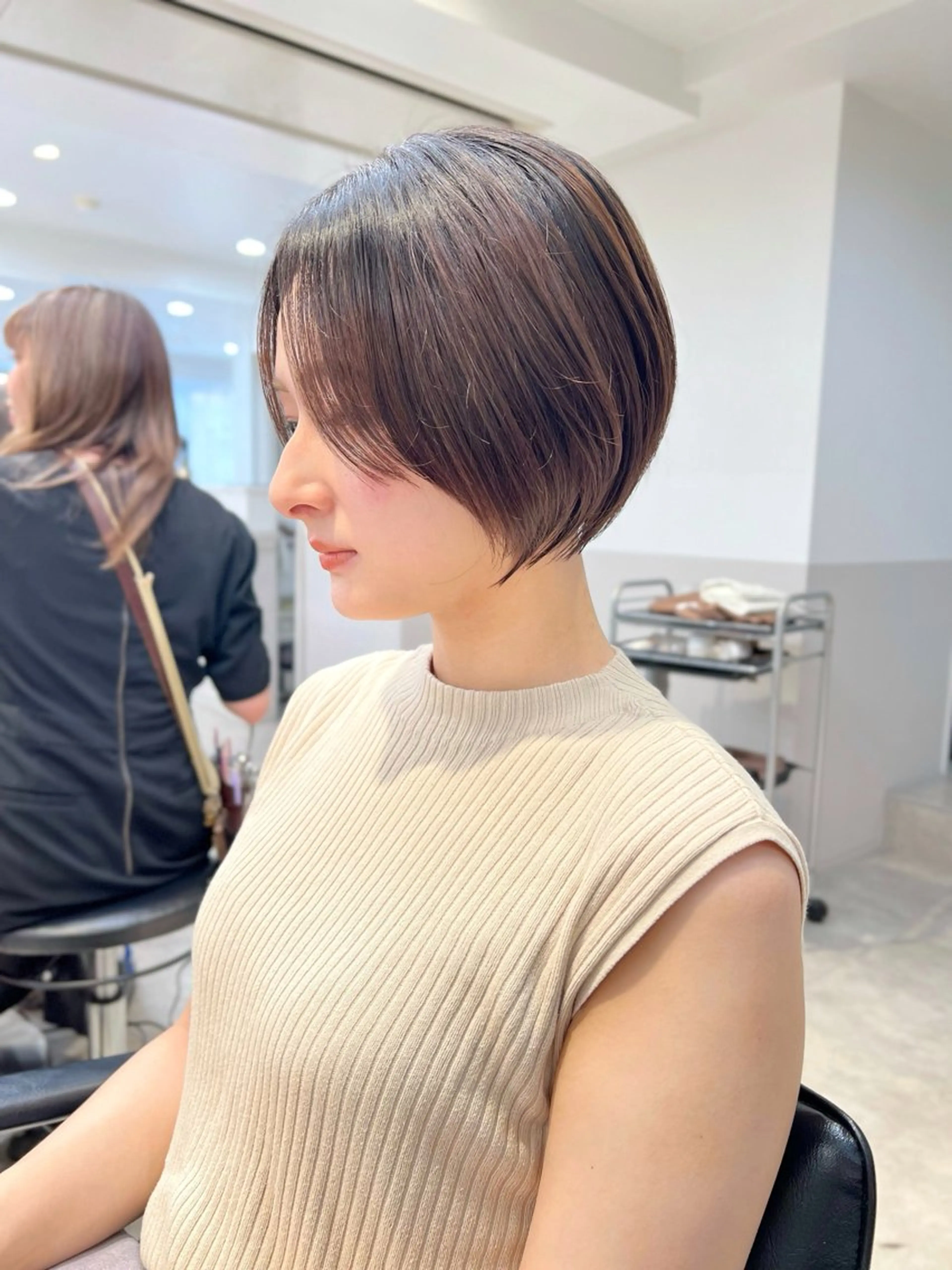 ショート ショートヘア カット ヘアカラー 夏山 秀憲のヘアスタイル