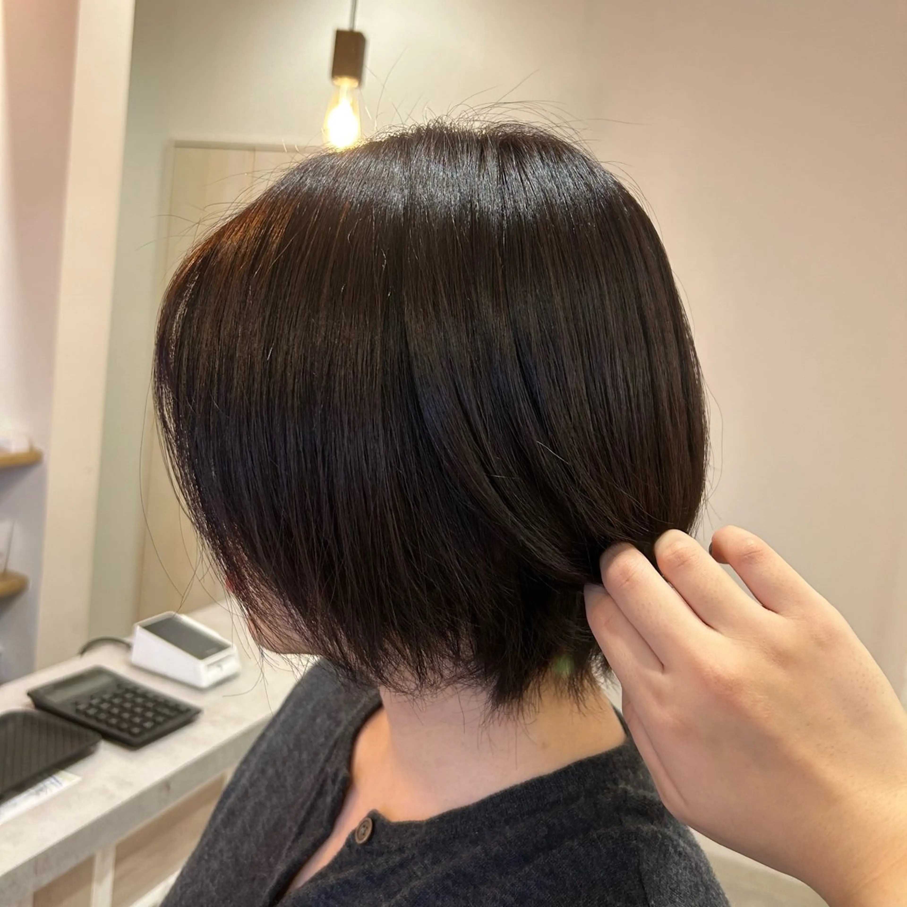 カラー ラベンダーカラー カット ヘアカラー トリートメント 渡邊 玲来のヘアスタイル