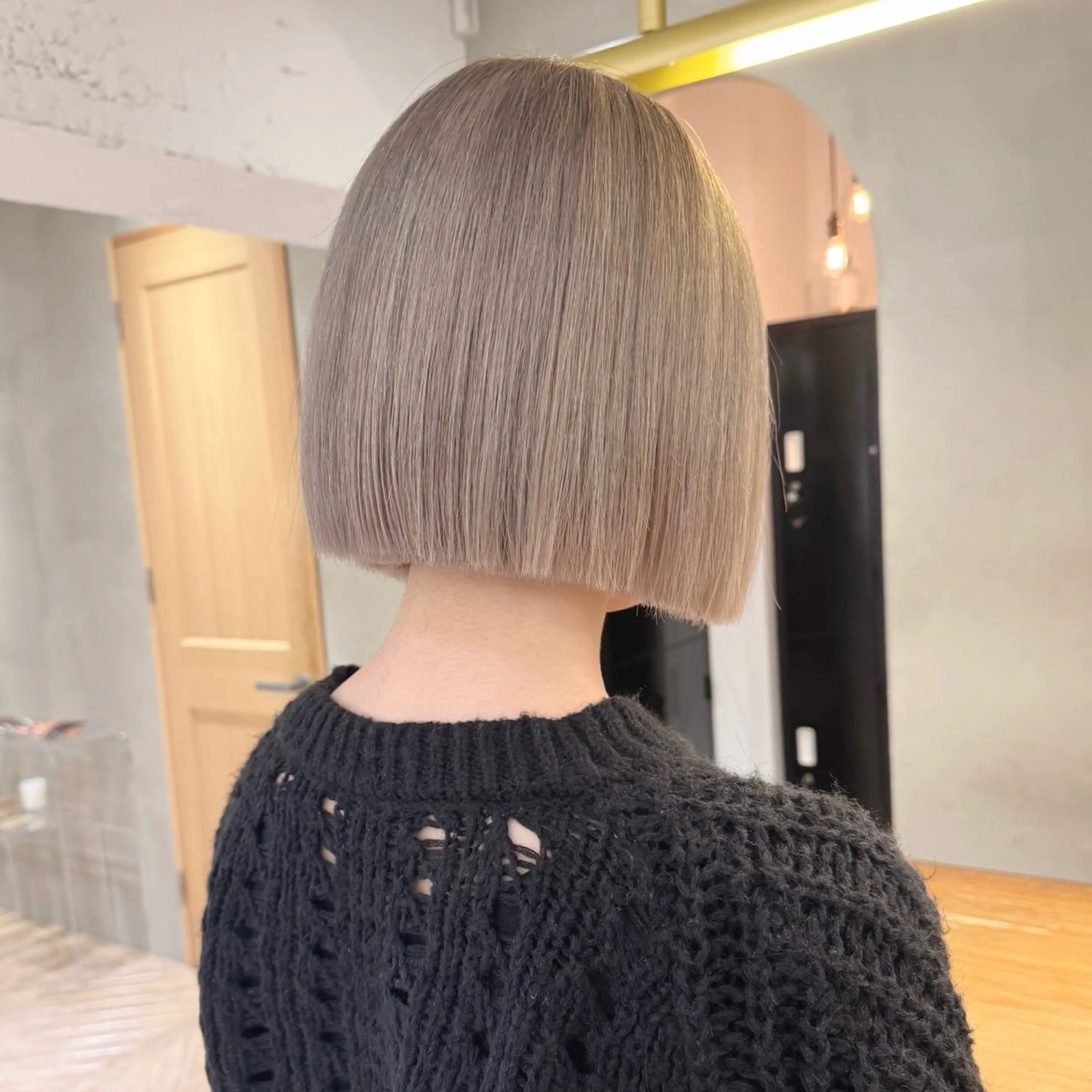 ミディアム カラー ボブ カット ヘアカラー トリートメント ボブ/レイヤー 🌟梅田盛一🌟のヘアスタイル