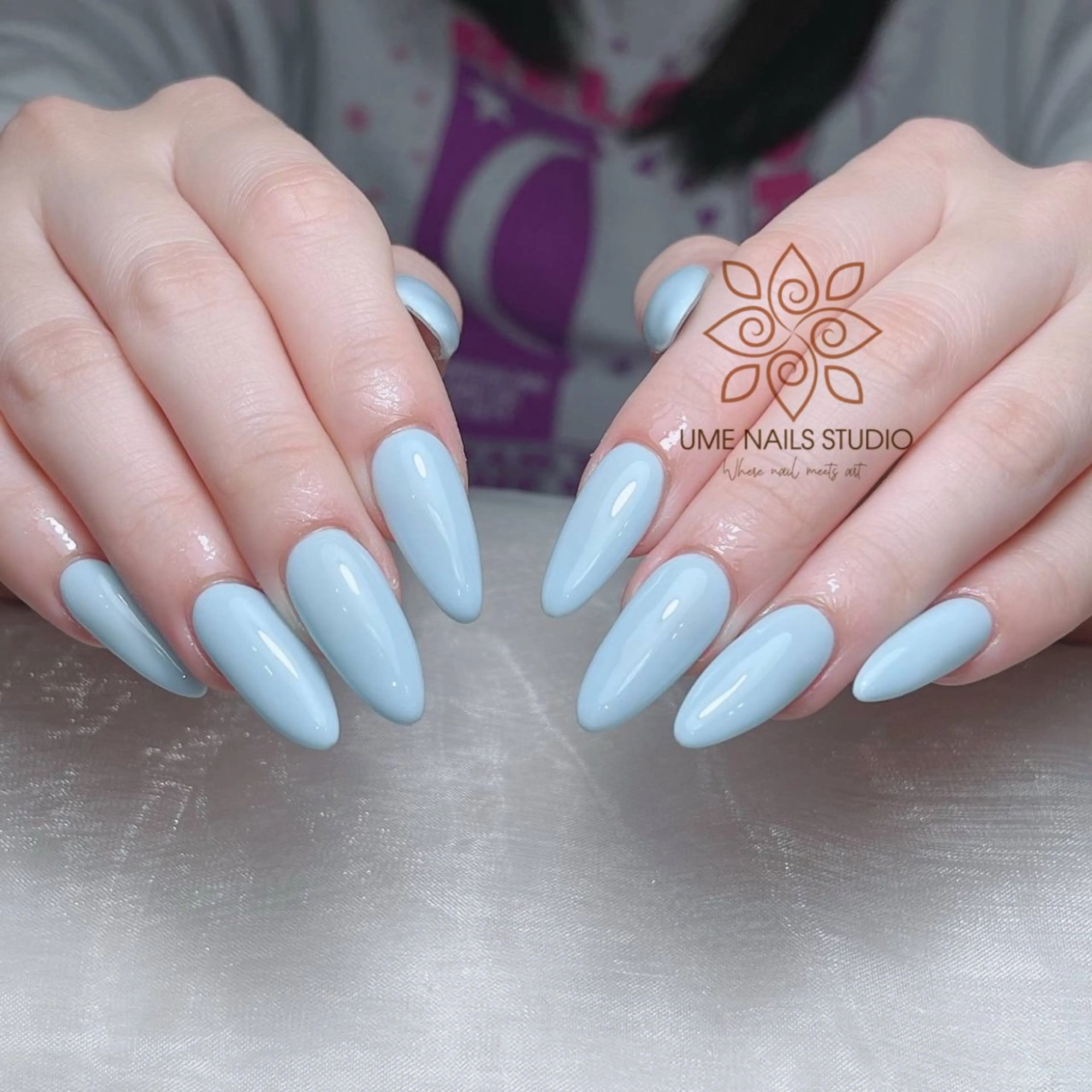ネイル チークネイル クリアネイル ガーリー キラキラネイル 韓国ネイル ハンドネイル Ume Nail Studioのネイルデザイン
