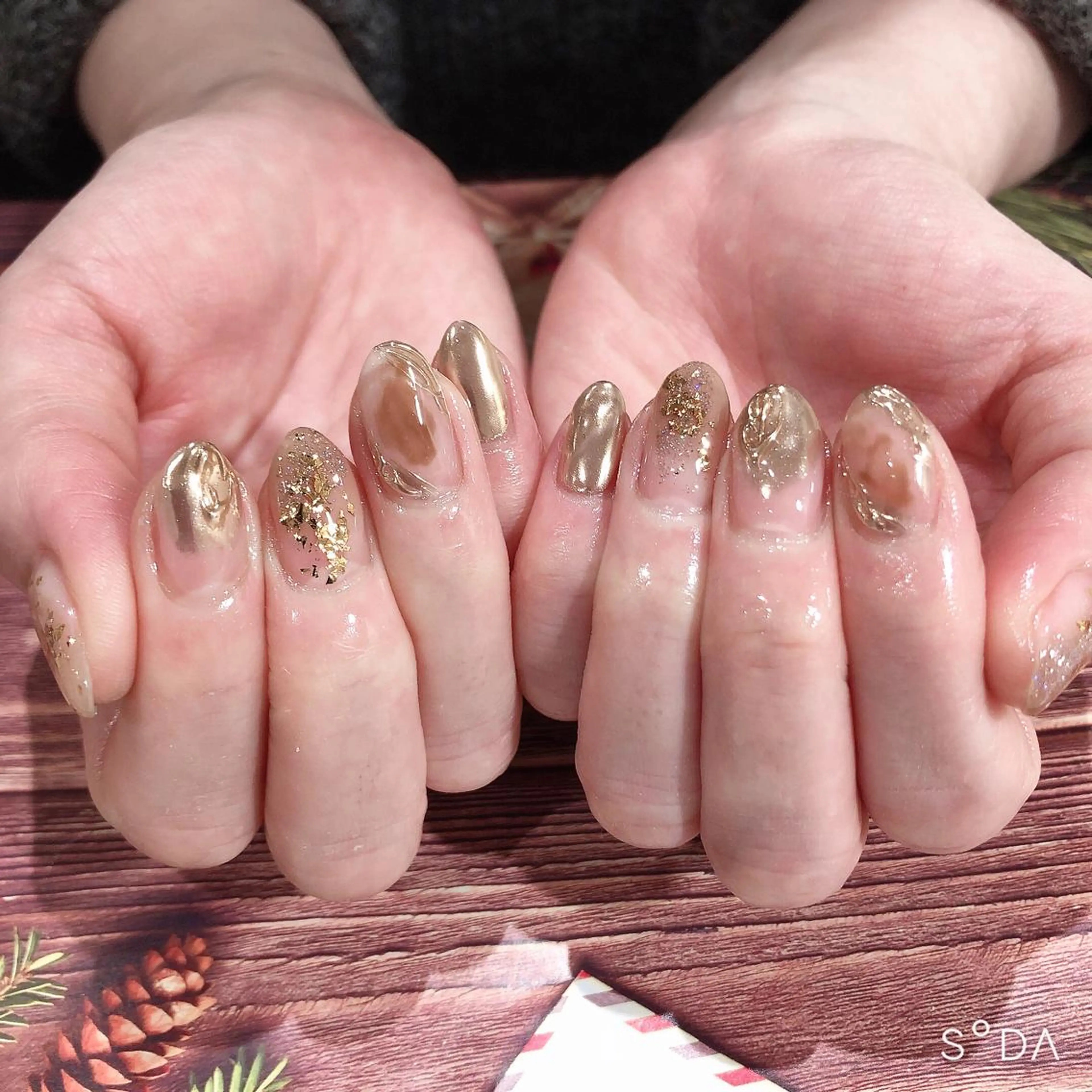 ネイル ニュアンスネイル ハンドネイル 吉野✨ ネイルデザイナー✨のネイルデザイン