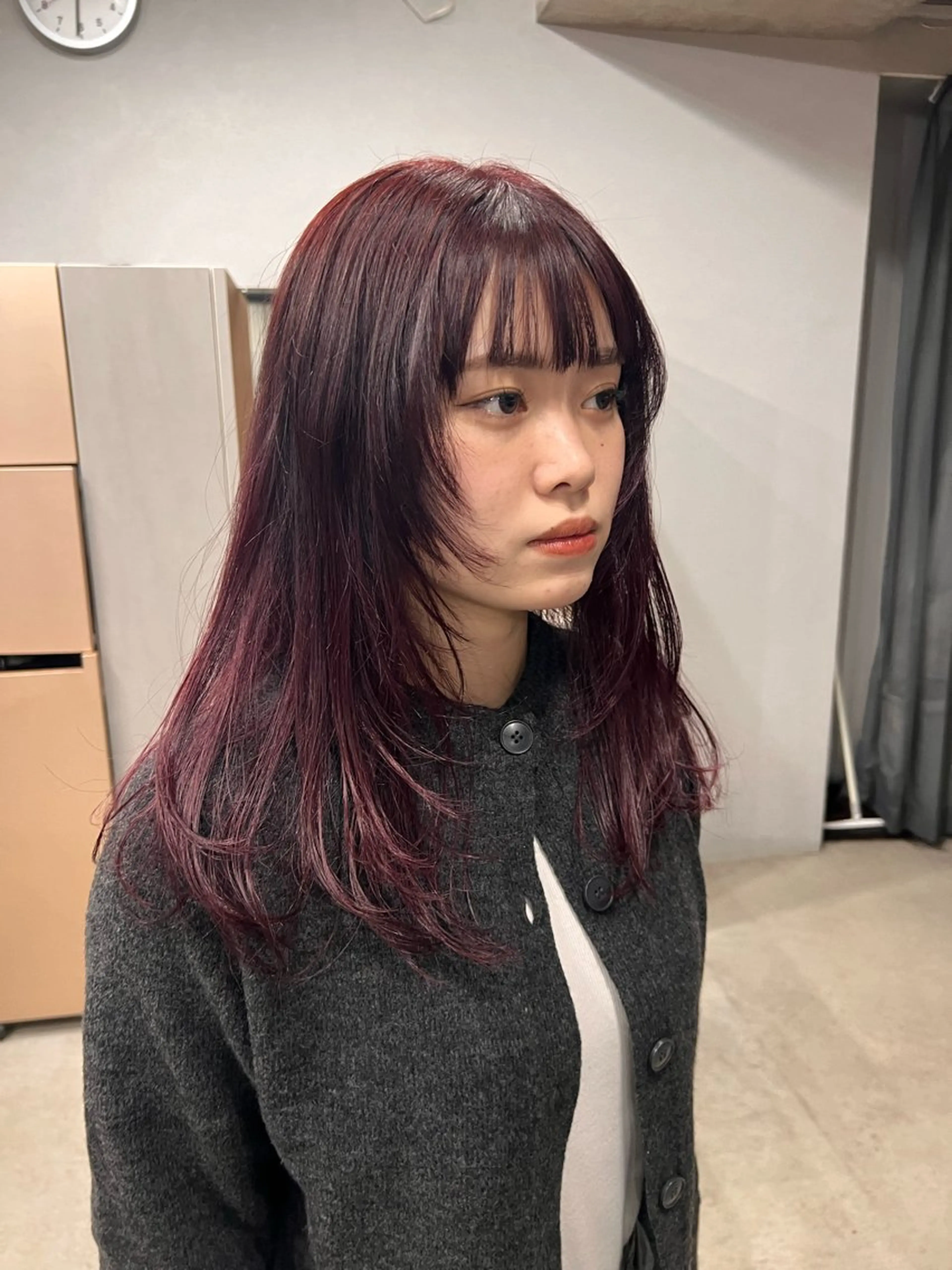 カラー カット ヘアカラー トリートメント ショートボブ/ ウルフ/表参道のヘアスタイル