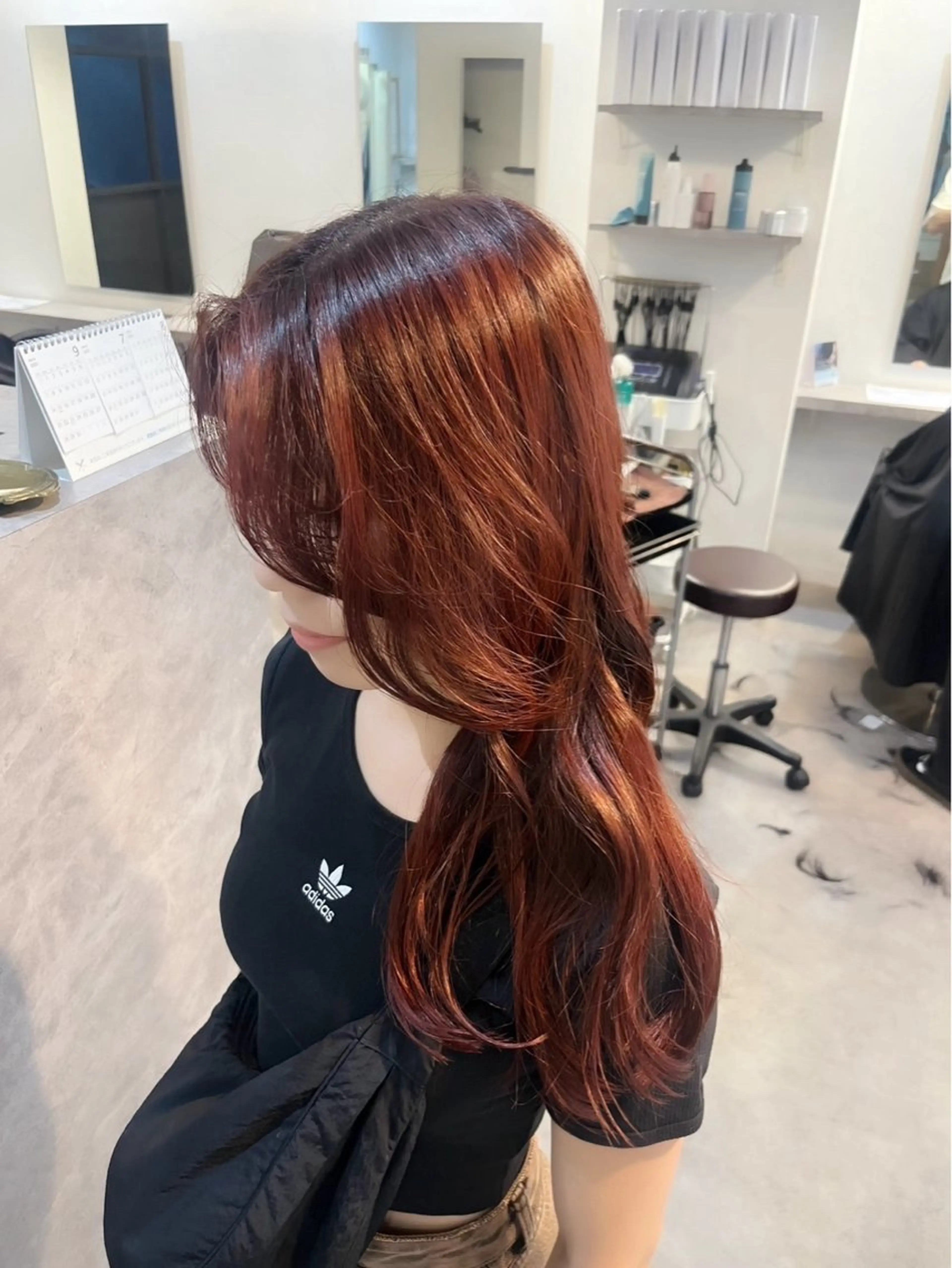 ロング emma/レイヤー/ 暖色カラーのヘアスタイル