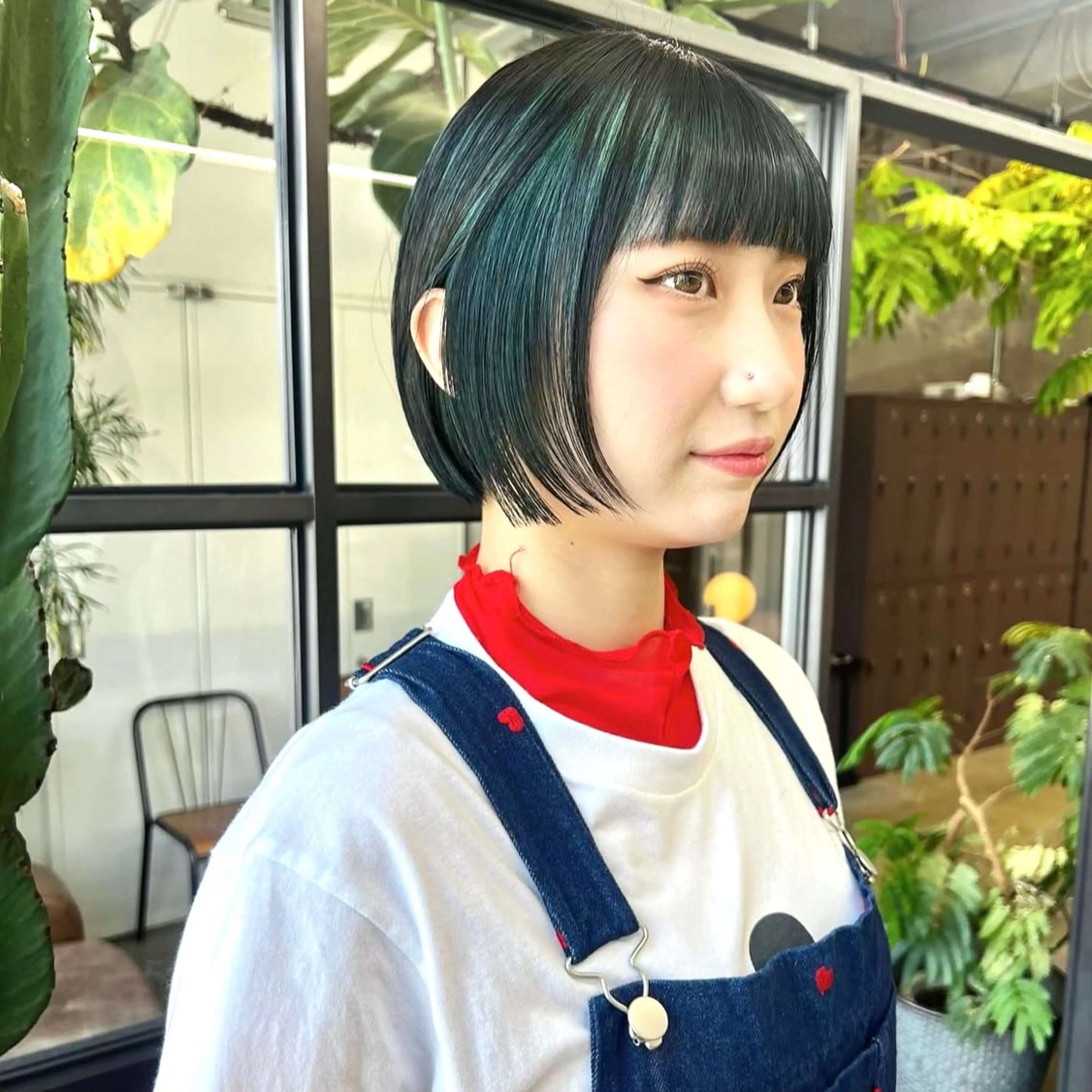 ミディアム カラー ヘアカラー トリートメント 韓国ヘア /男女☘️ 細江 美紅のヘアスタイル