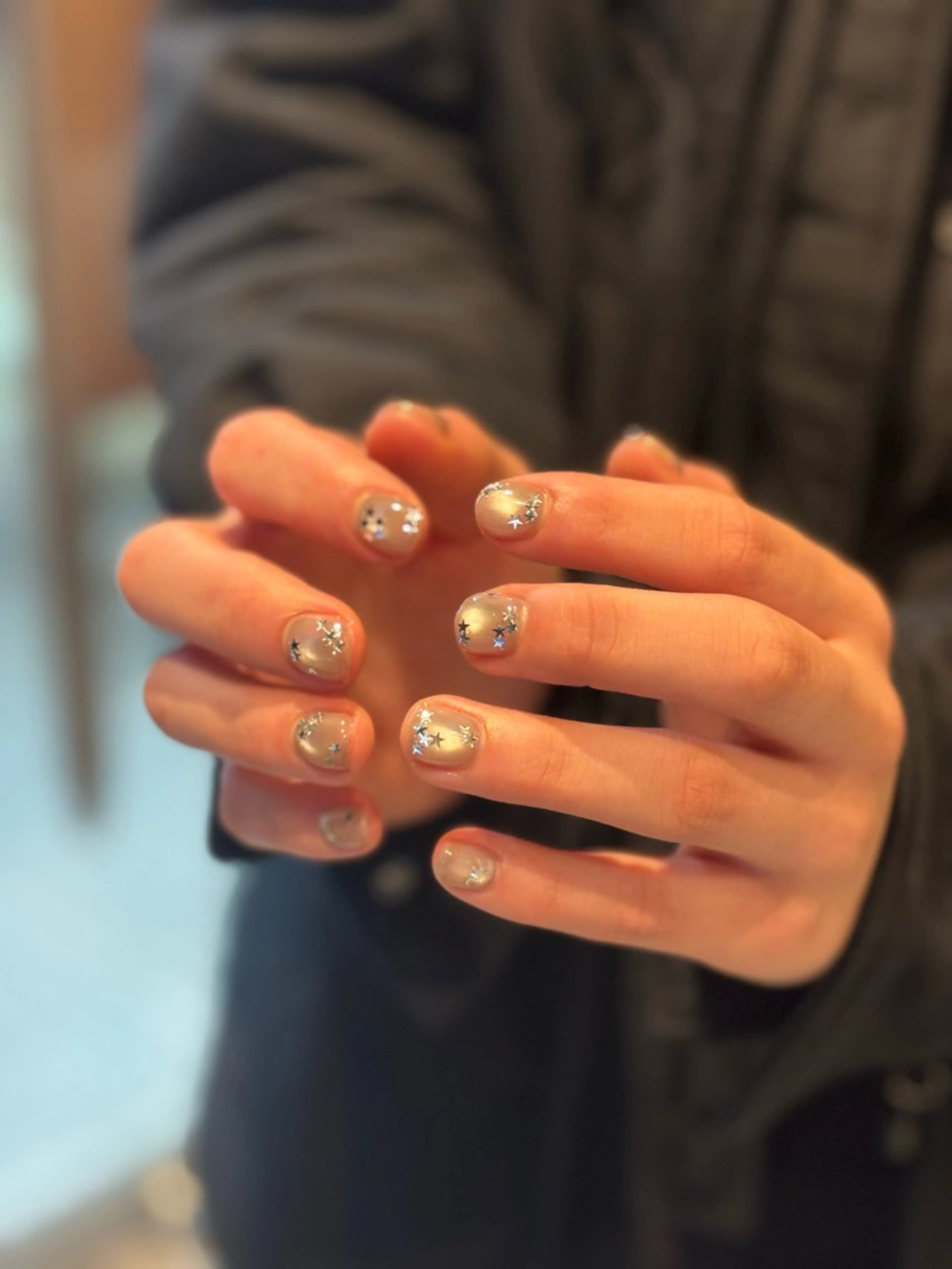 ネイル マグネットネイル ショートネイル ハンドネイル plume. MIHOSHIのネイルデザイン