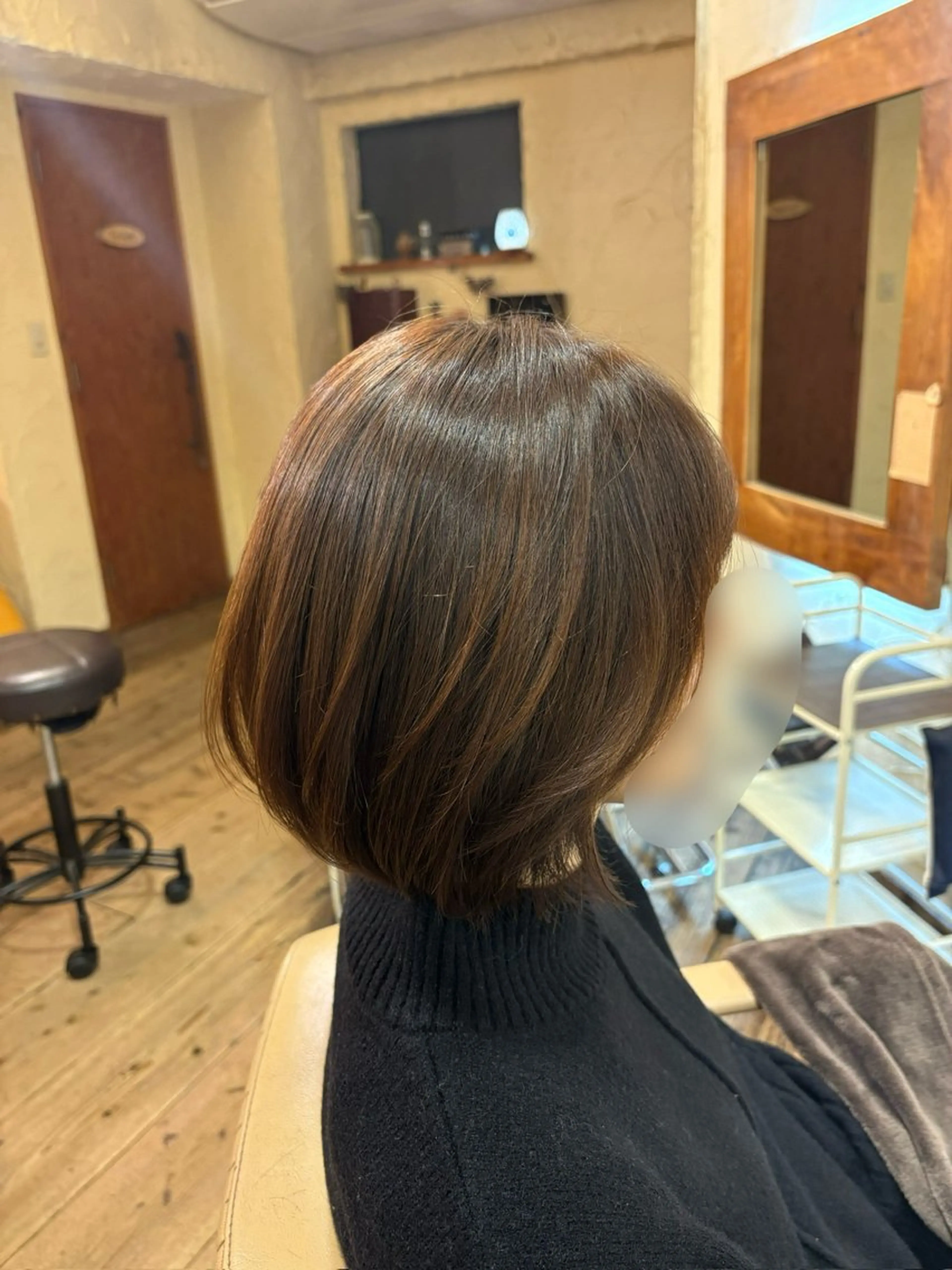 ショート ボブ カット トリートメント ヘアセット 柘植 雅大のヘアスタイル
