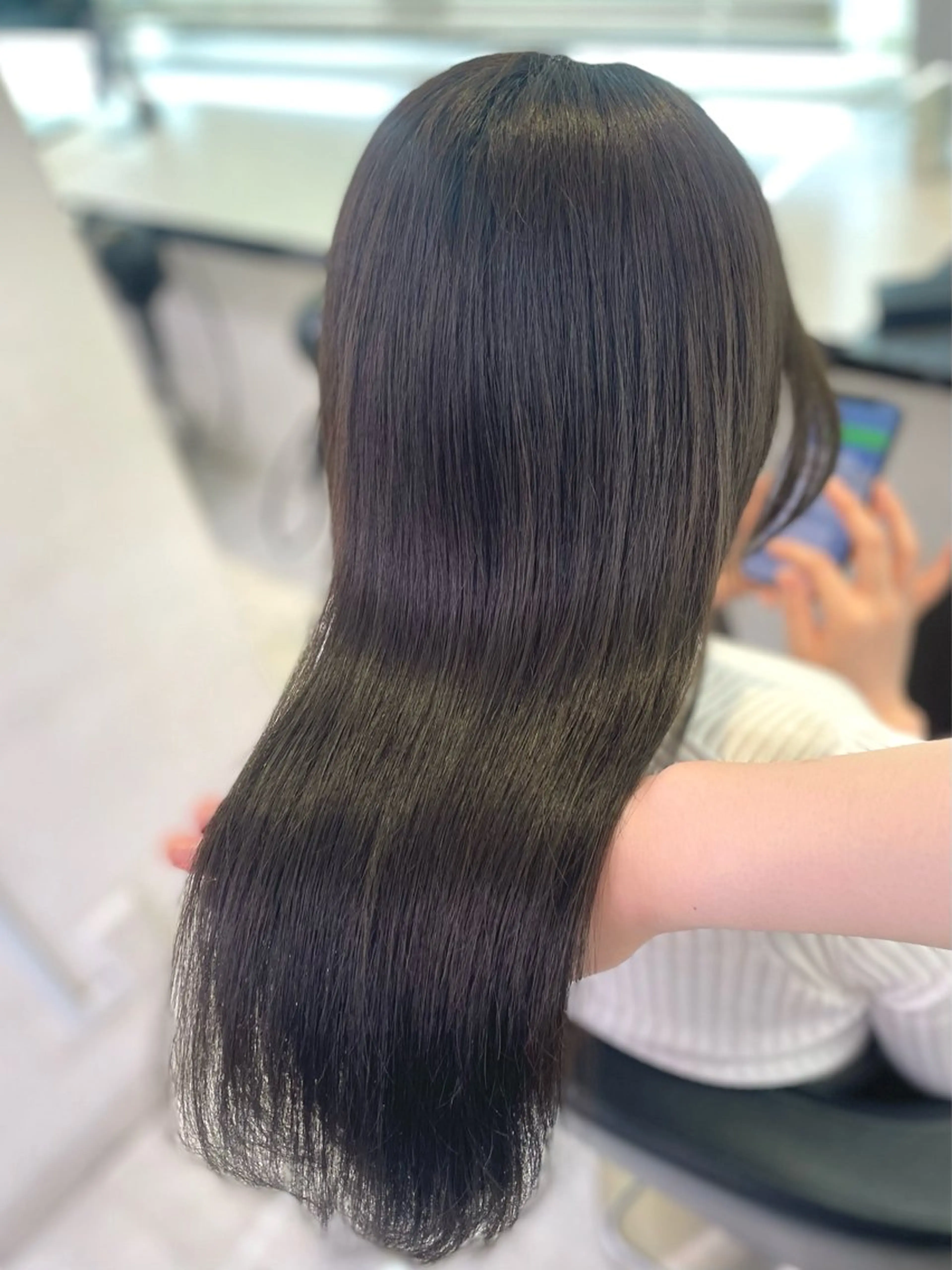 ミディアム カット ヘッドスパ ヘアセット うる艶トレンドヘア 🕊️上野BABYのヘアスタイル