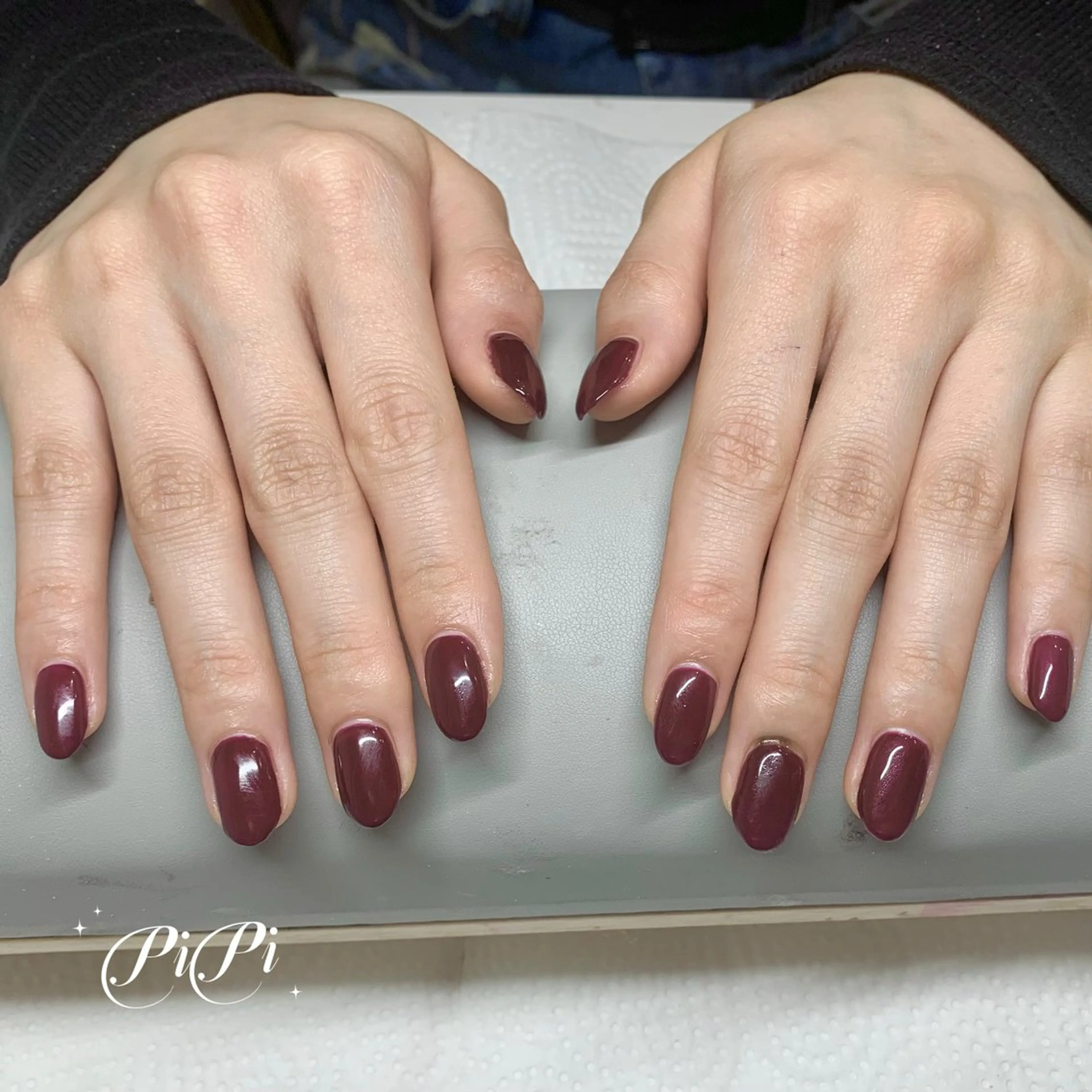 ミニモ限定59%OFF🌟自爪💅🏻練習モデル💖ワンカラーor ラメグラ+ハンドケアの写真