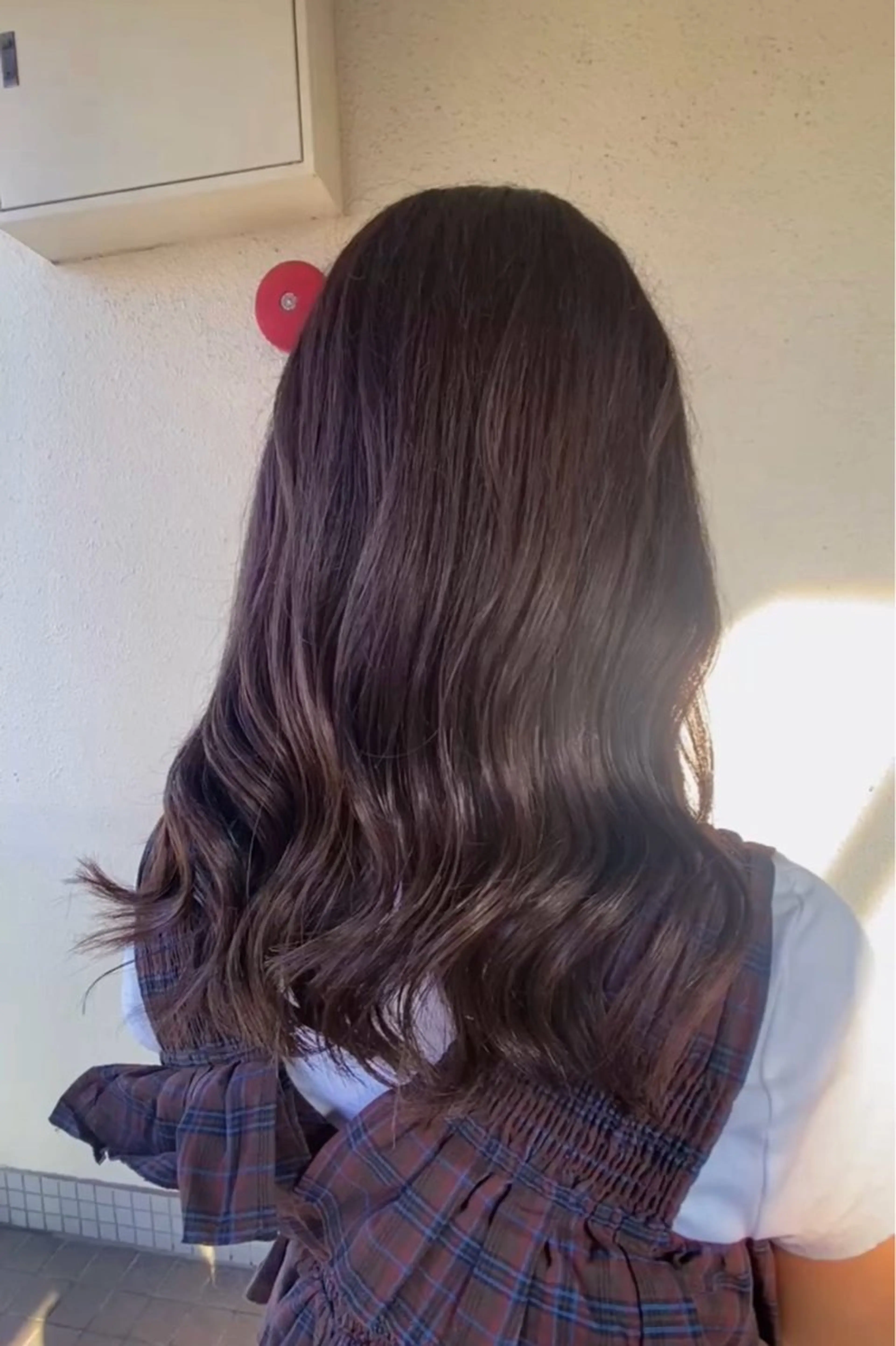 ロング カラー アッシュ ラベンダーカラー ラベンダーアッシュ ロング シュリンプ桜山所属・メンズカットモデル 落合 悠夏✄﻿のヘアスタイル