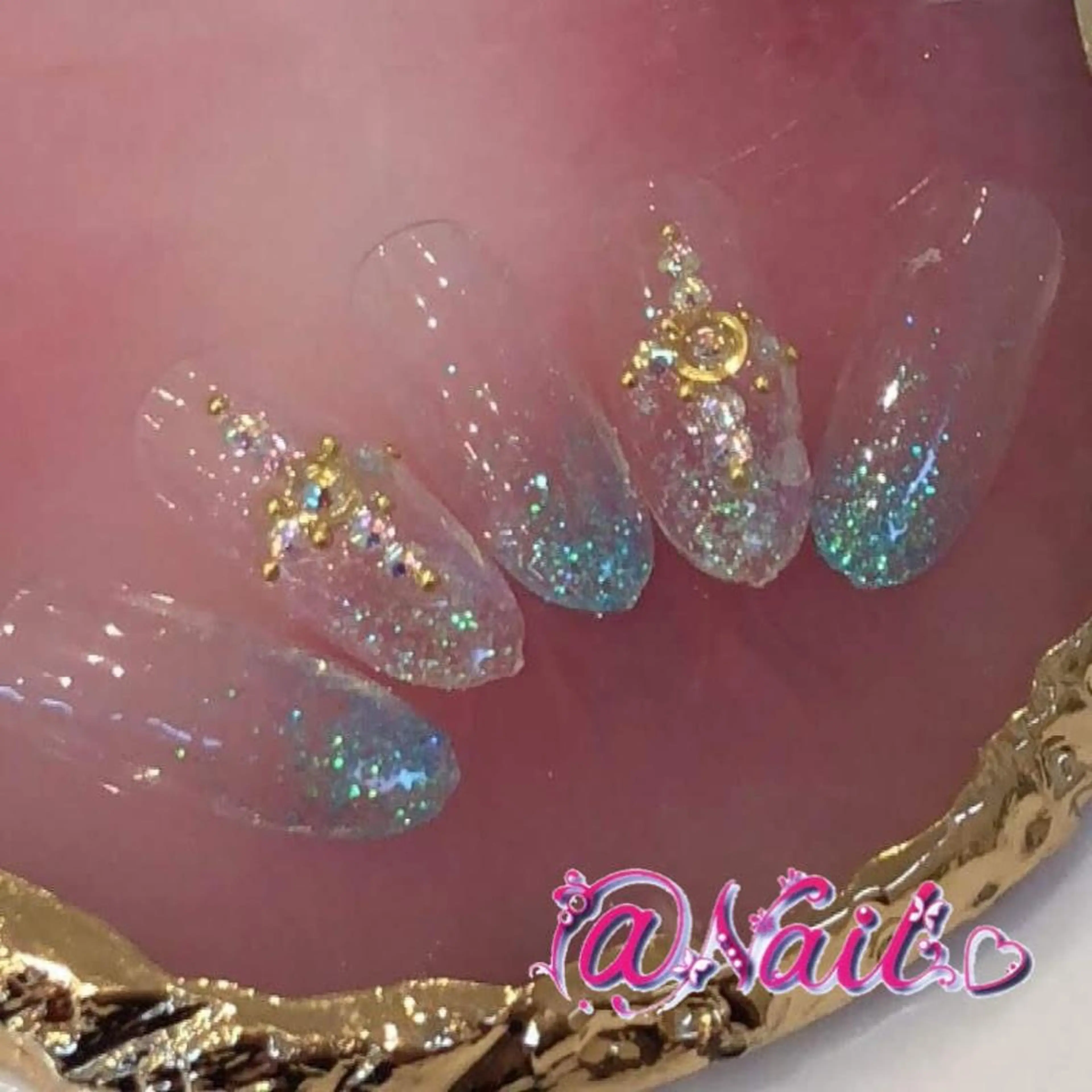 ネイル ネイルチップ 小尾 栞のネイルデザイン