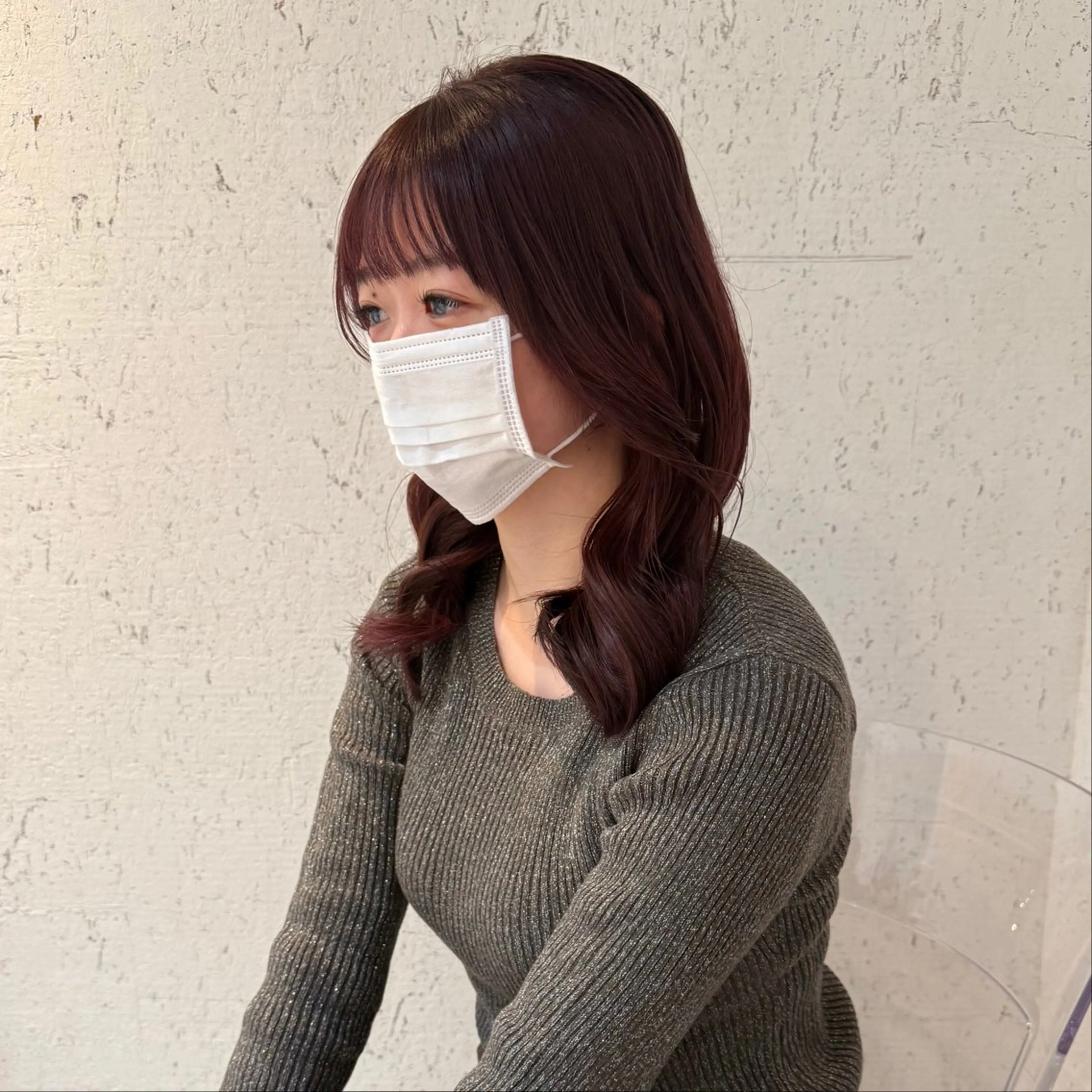 ミディアム カラー 似合わせカット カット ヘアカラー トリートメント mai / linoah˚✧のヘアスタイル