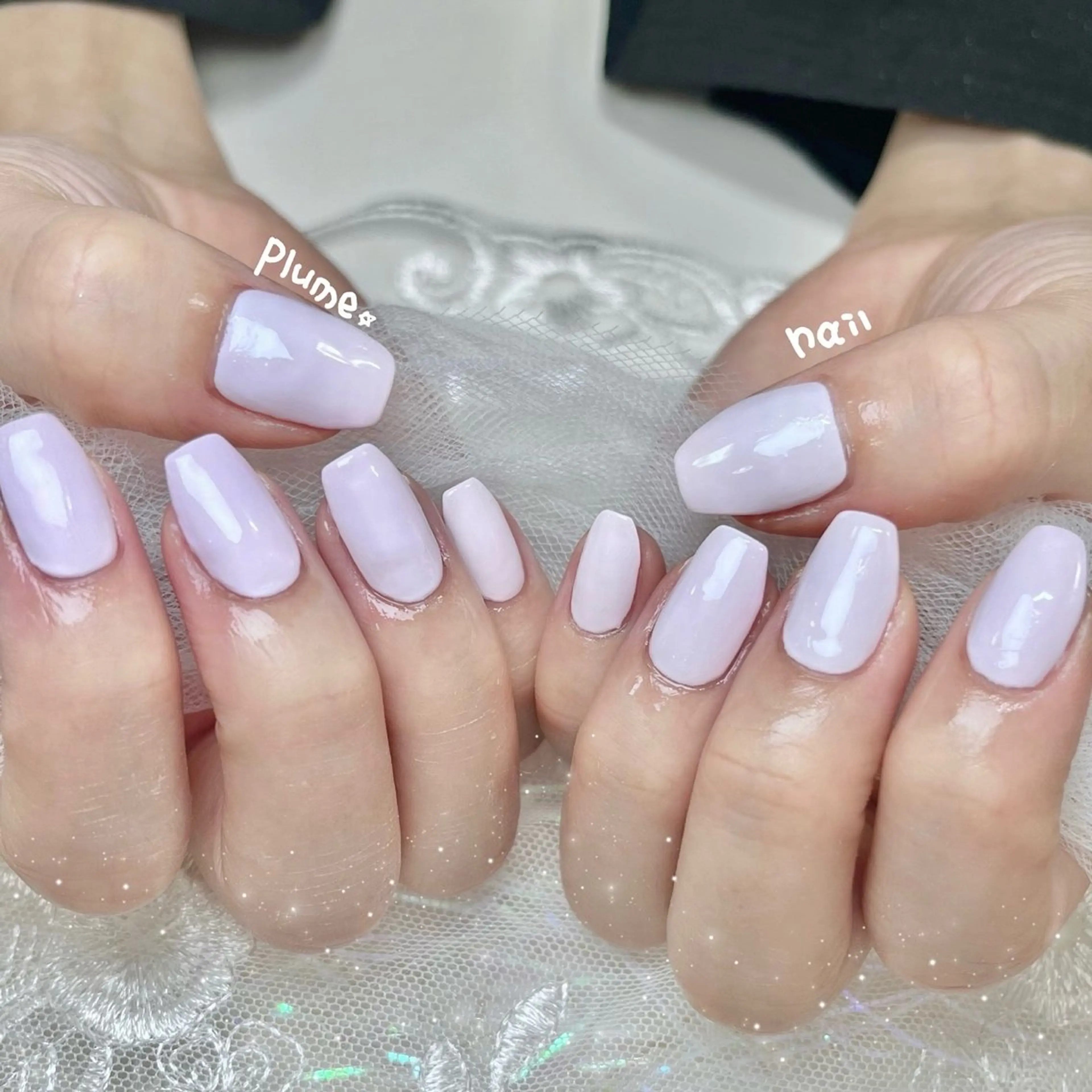 ネイル オフィスネイル ワンカラーネイル ピンク シンプルネイル ハンドネイル plume nail ☆韓国ネイルのネイルデザイン