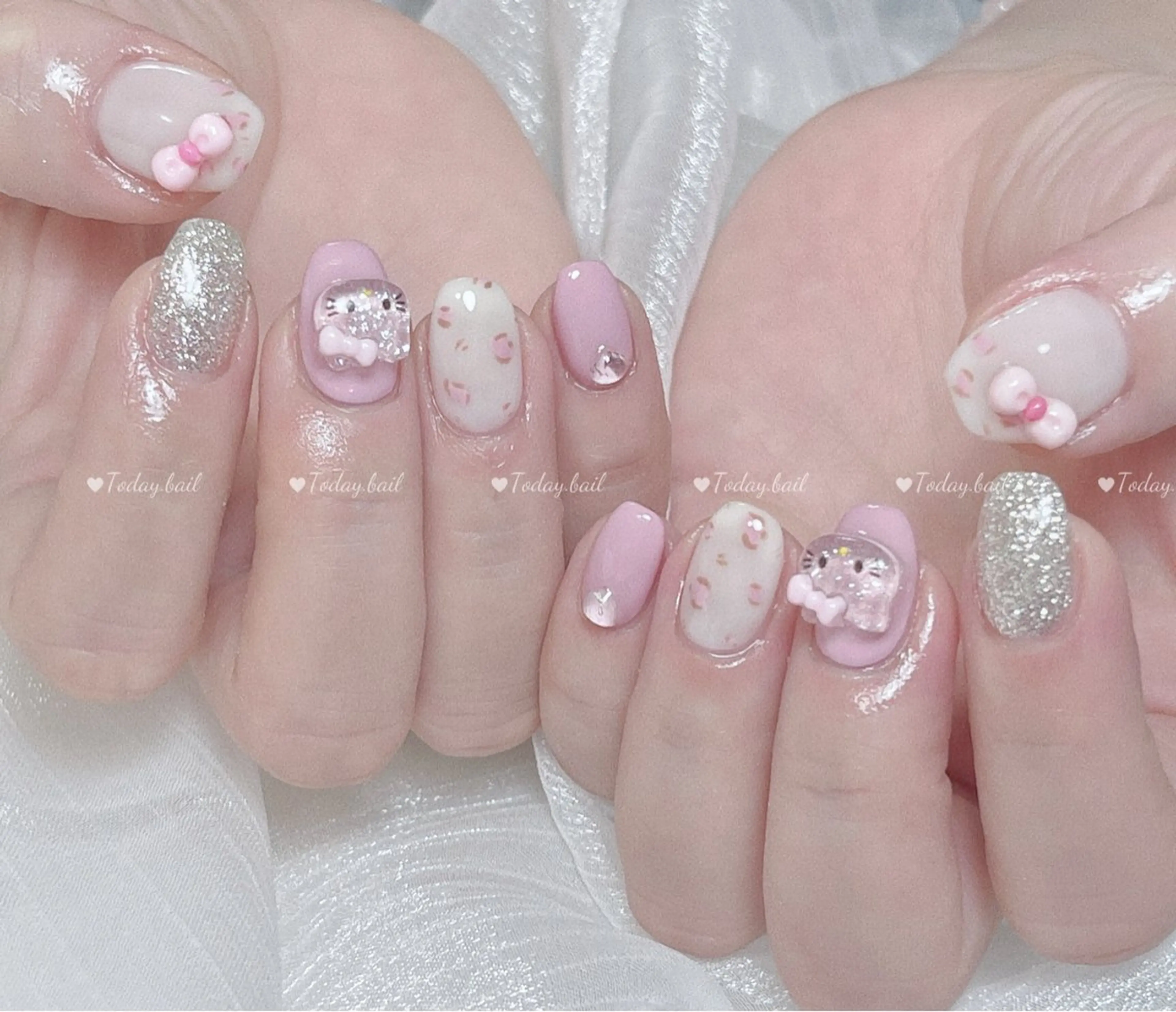 ネイル ハンドネイル 🎀Today nail💅のネイルデザイン