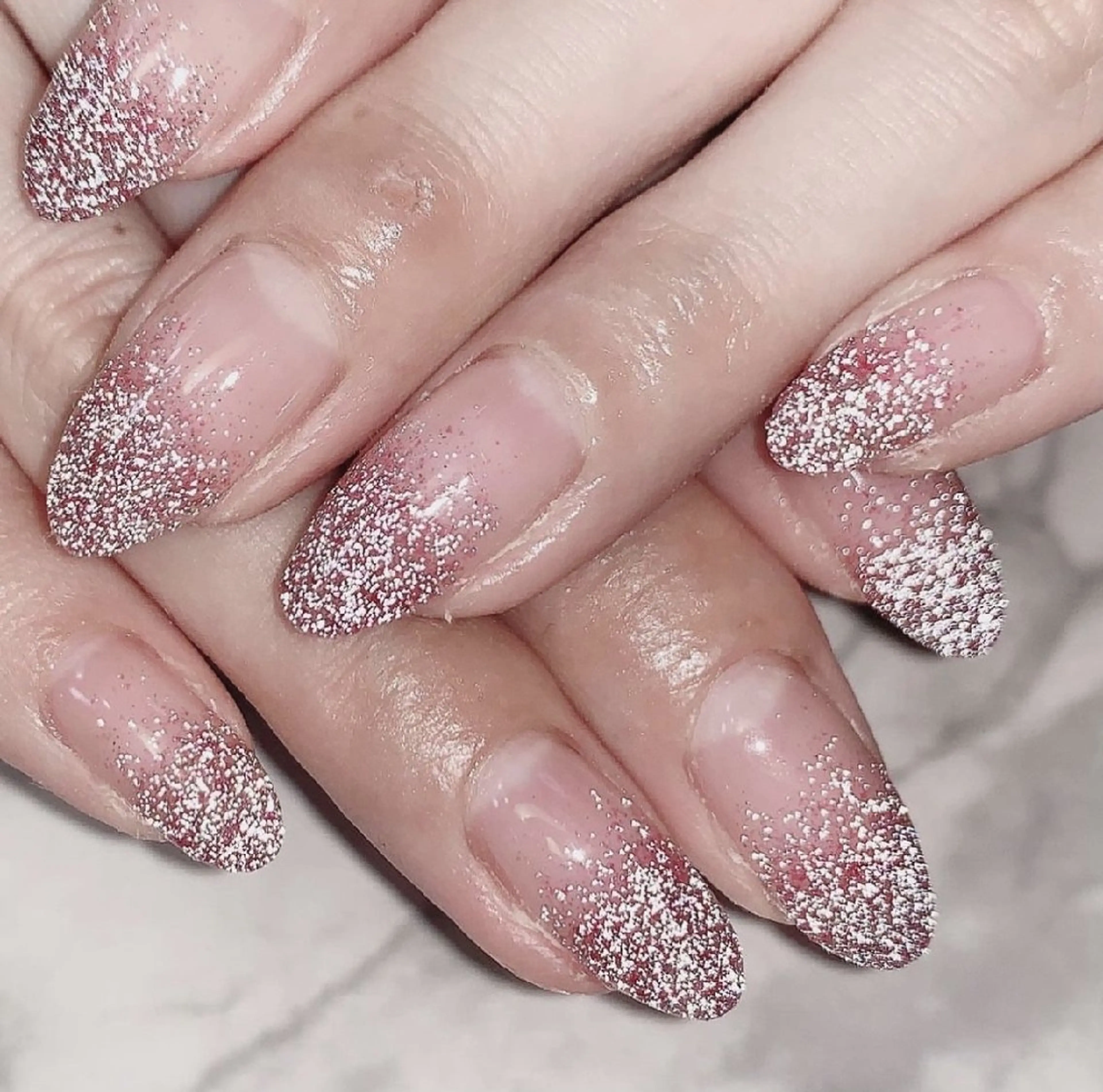 ネイル フラッシュネイル グラデーション eclat BEAUTY NAIL SALON　枚方市駅前店所属・松本 ひとみのネイルデザイン