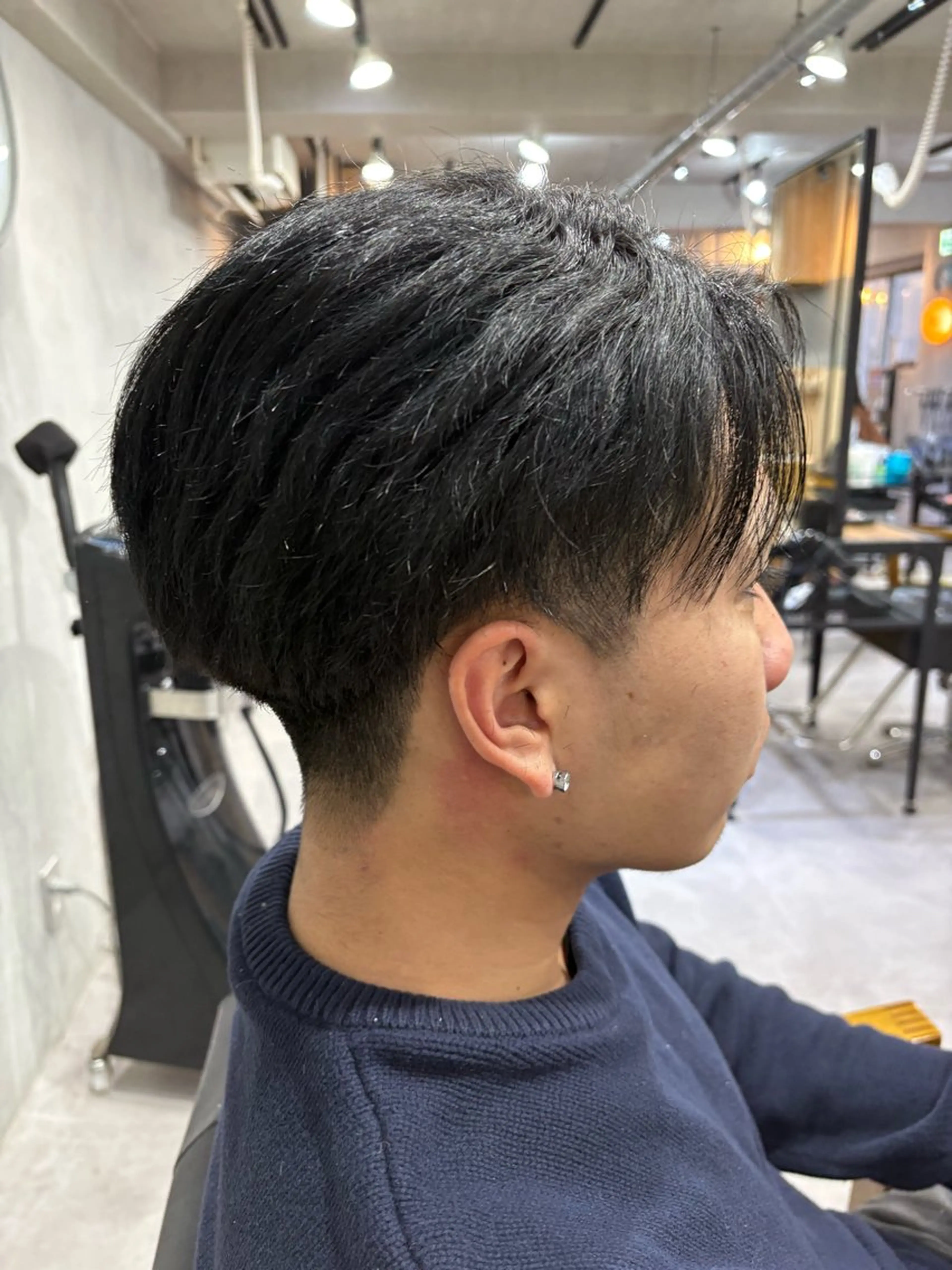 ショート カラー メンズ 🌈透明感カラー 韓国 ミライ🇰🇷のヘアスタイル