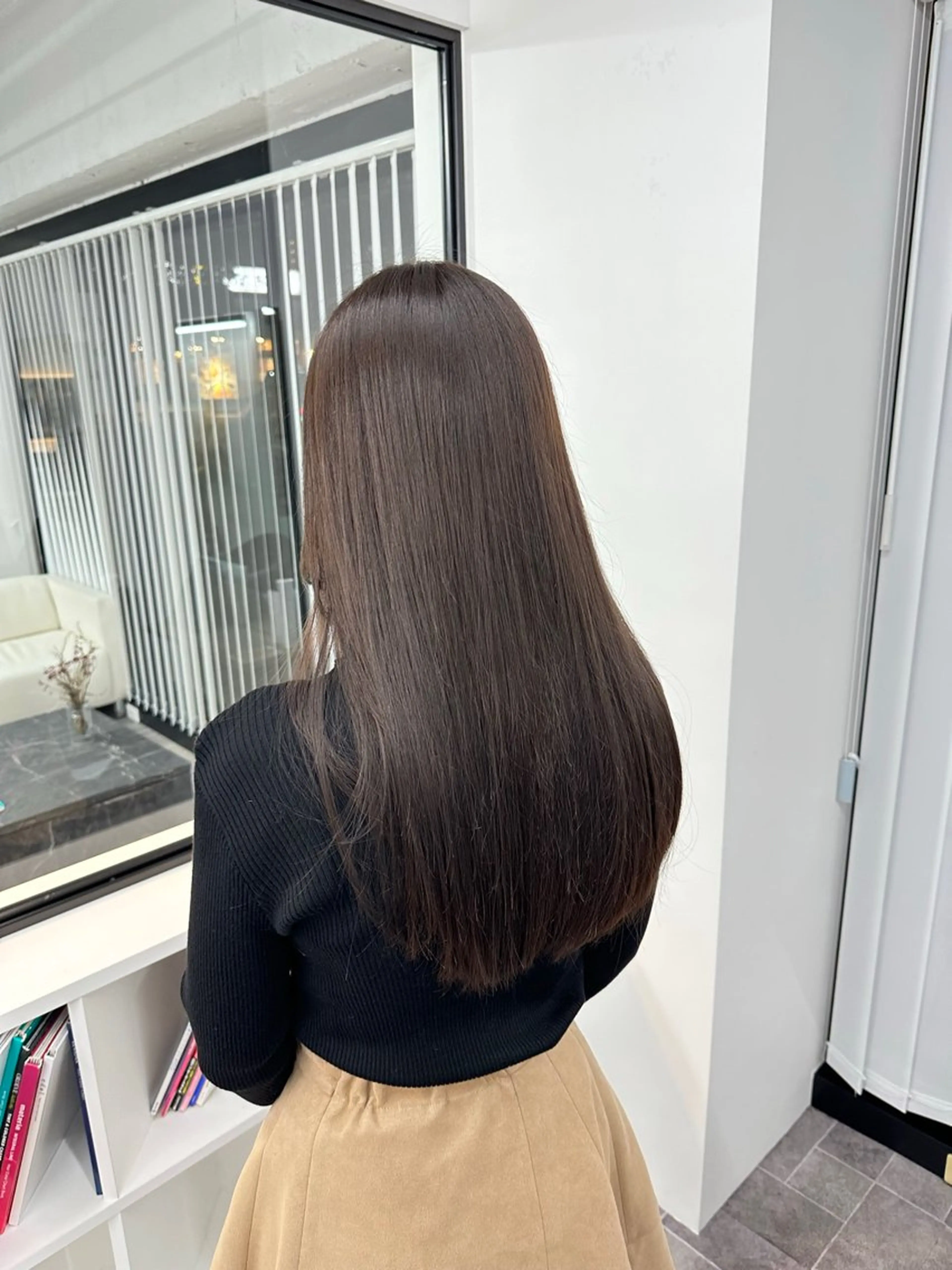 ロング カット 縮毛矯正 トリートメント 縮毛矯正/髪質改善 コヤマのヘアスタイル