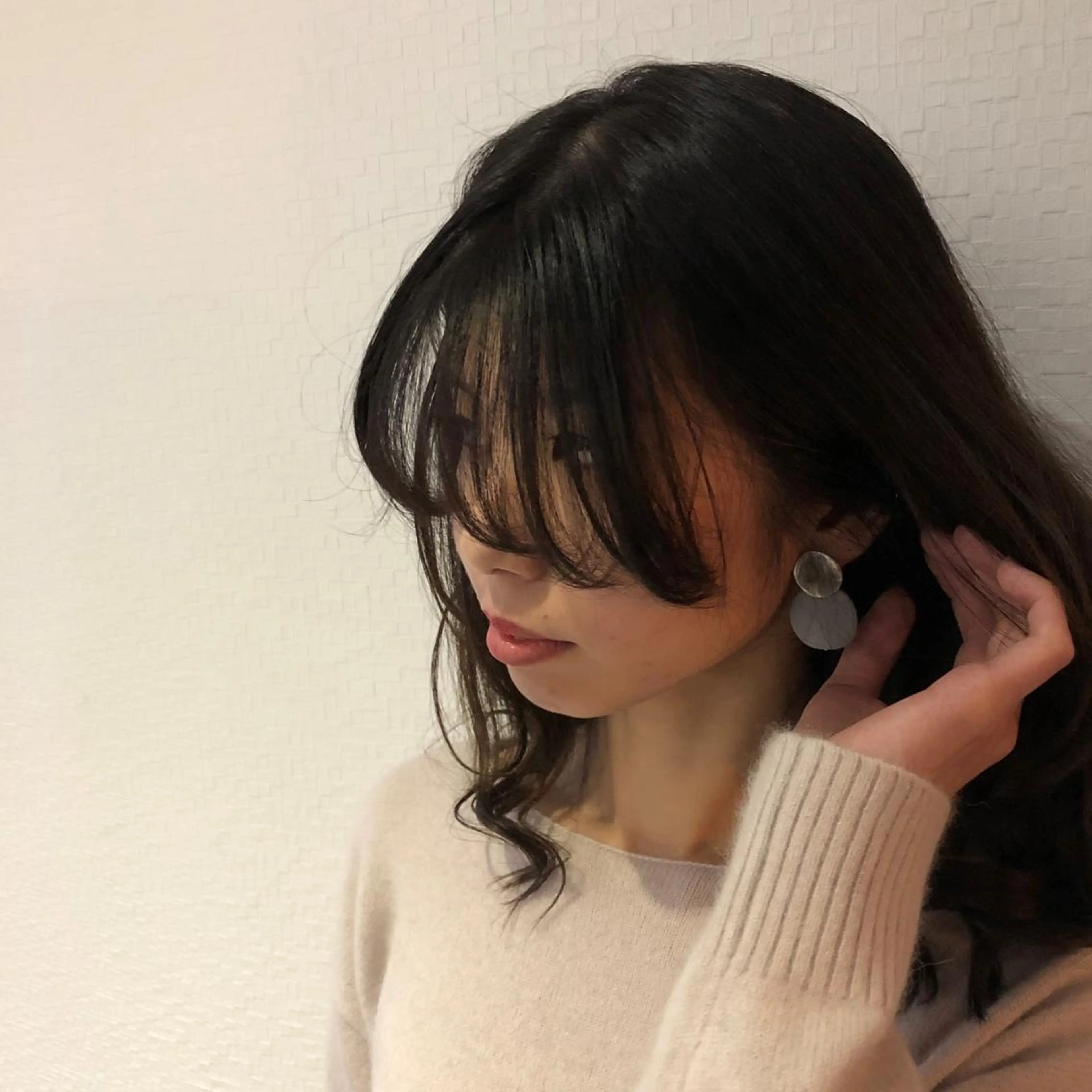 セミロング カラー うざバング カット トリートメント ✨terra✨佐伯 晋吾のヘアスタイル