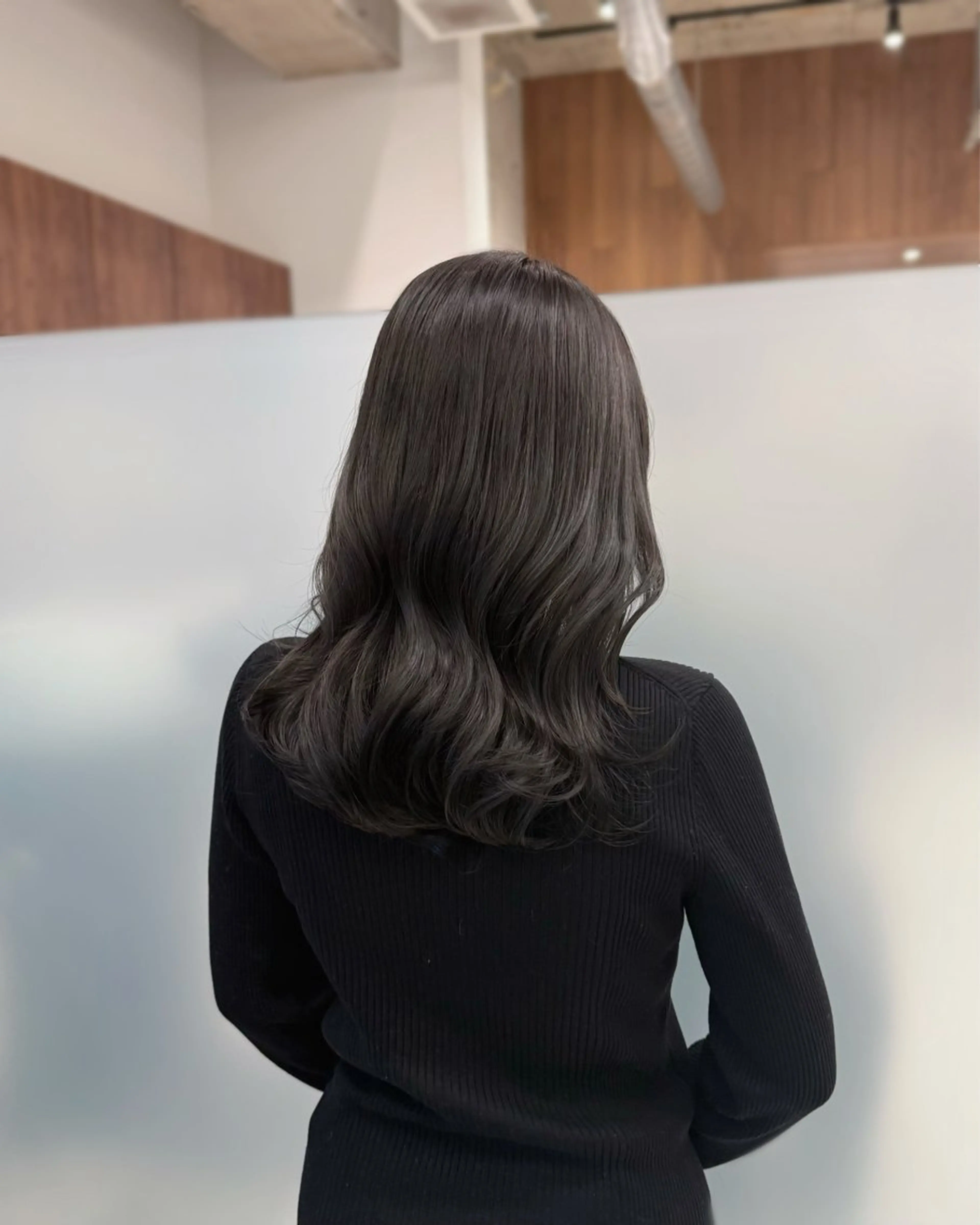ロング カラー 透明感カラー カット ヘアカラー トリートメント 縮毛矯正+モテカラー 🎀✨MIHOのヘアスタイル