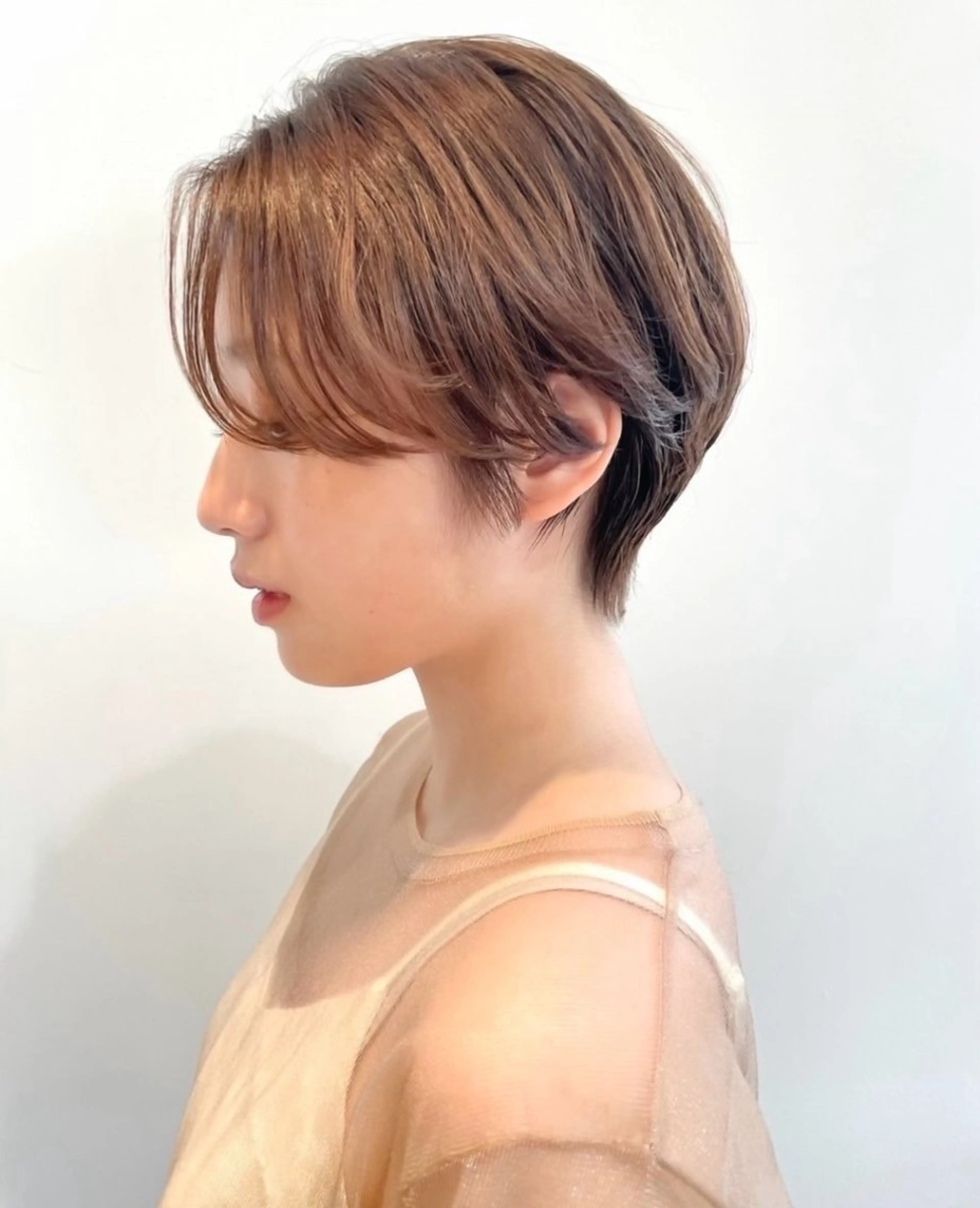 ショート riria/ボブ /透明感カラー🎀のヘアスタイル