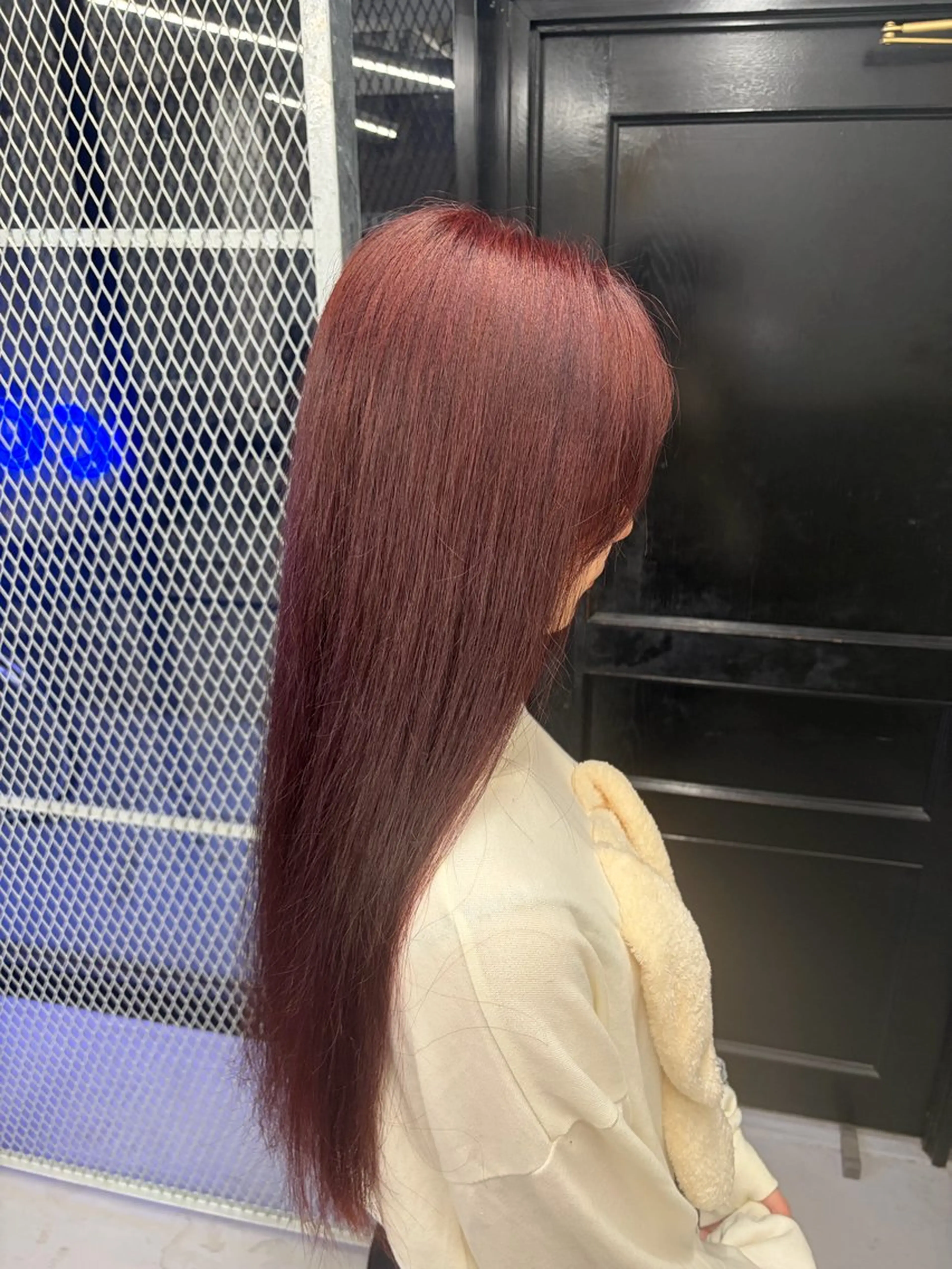 カラー ピンクカラー fleurdelis /風巻美菜のヘアスタイル