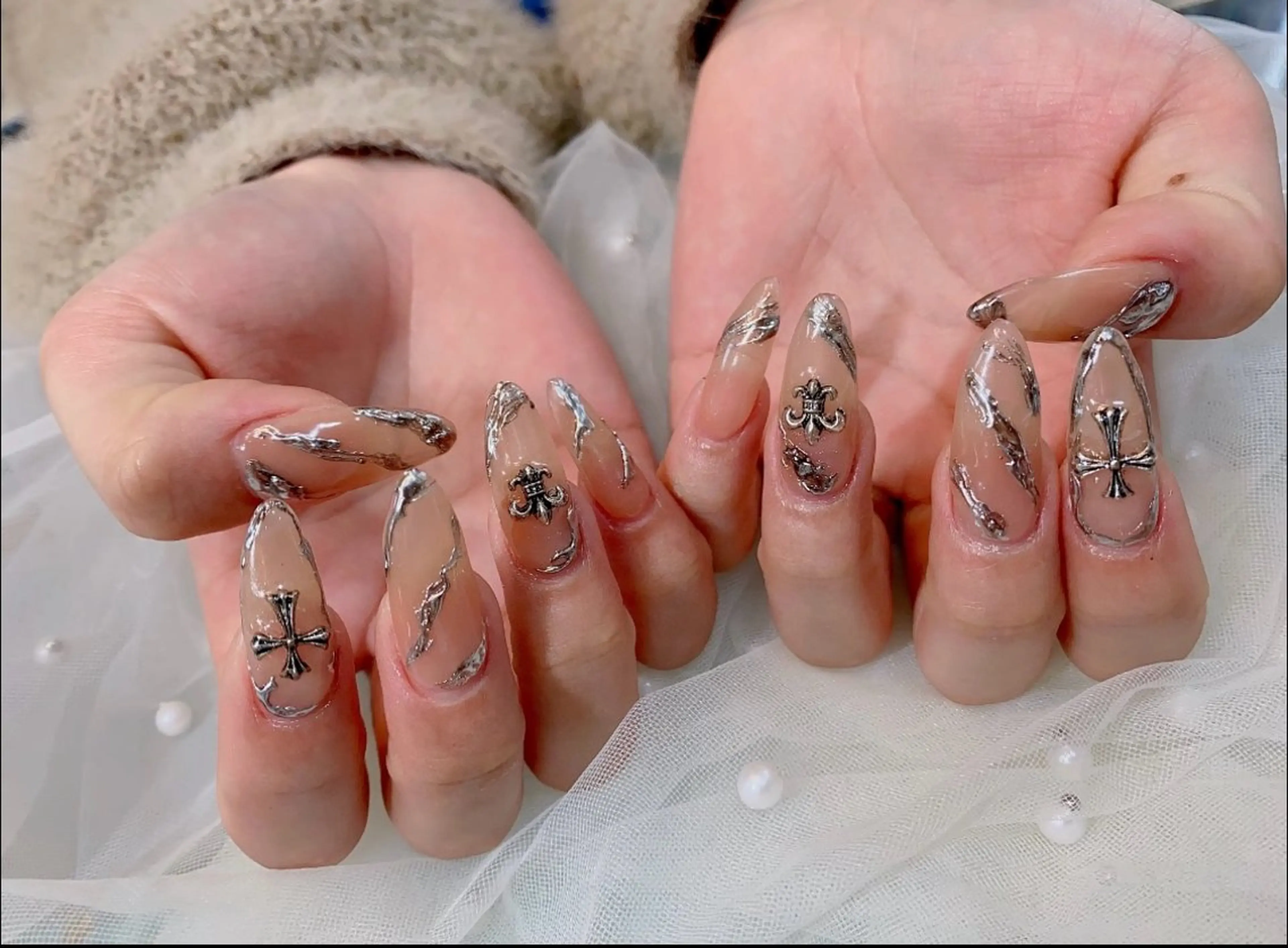 ネイル アートネイル チークネイル 長さ出し フットネイル ジェルネイル ハンドネイル ハンドケア For you. Nail Salonのネイルデザイン