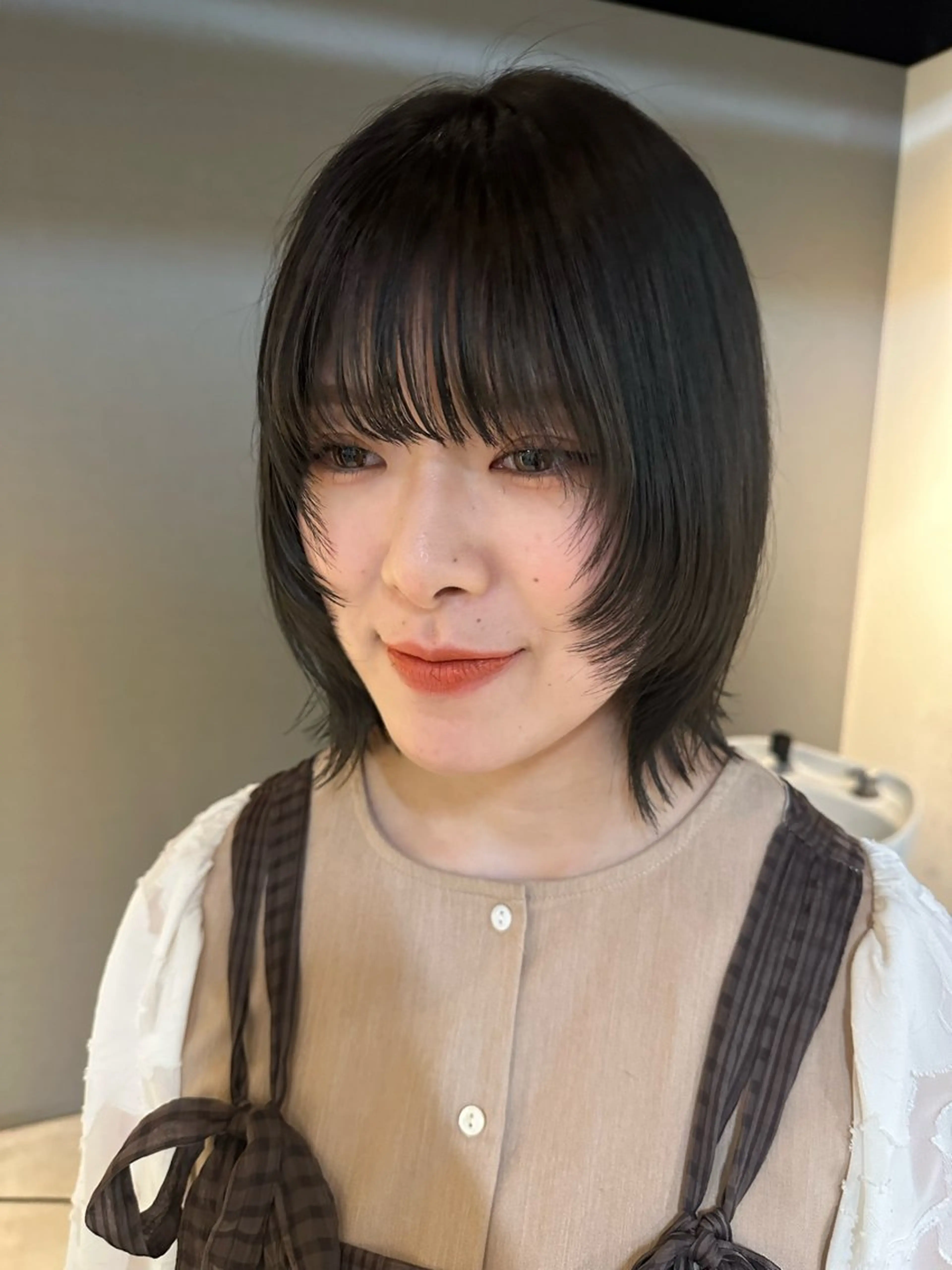 ミディアム ボブレイヤー ボブ レイヤーカット レイヤー honoka🌀のヘアスタイル