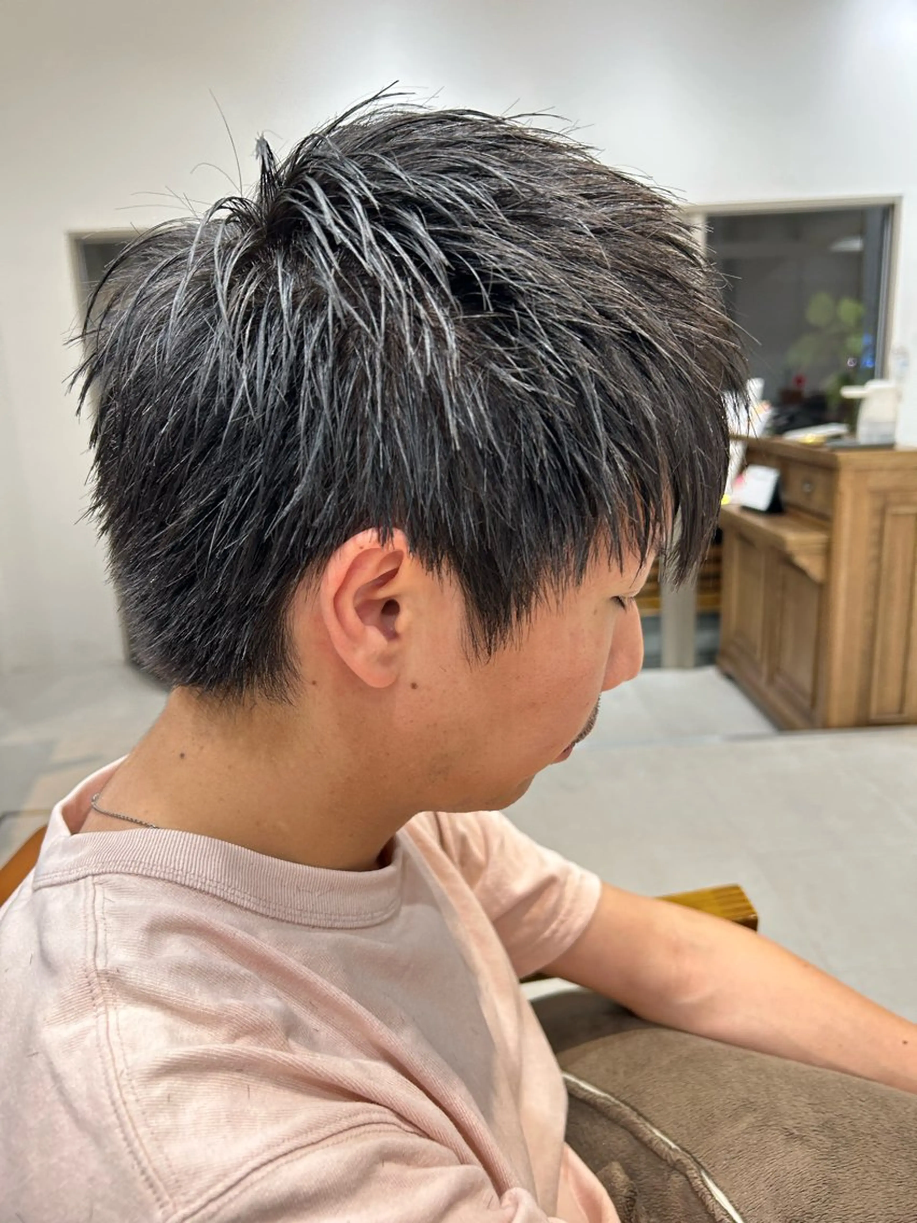 ショート メンズ カット 山﨑 燦人のヘアスタイル