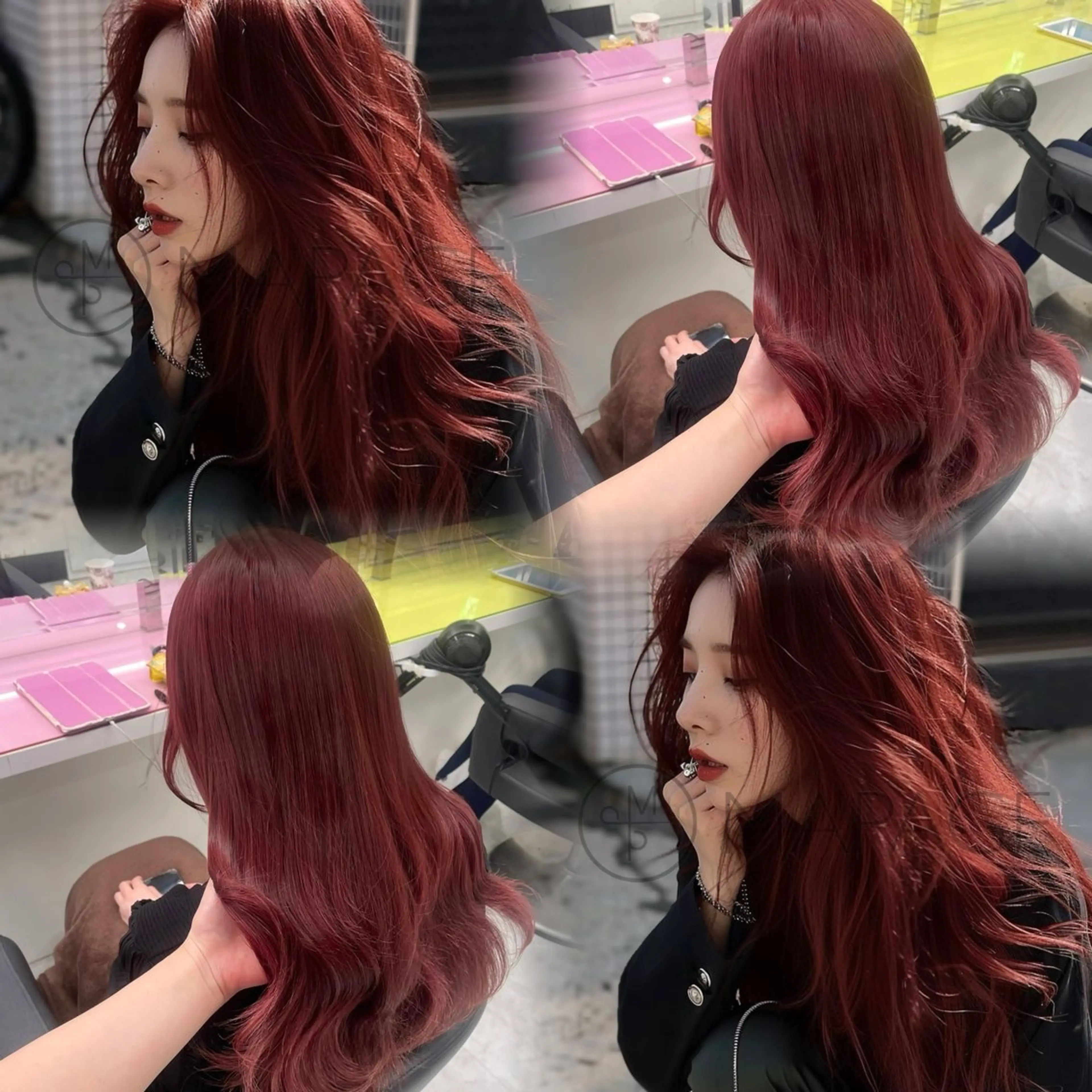 ロング カラー カット ヘアカラー うる艶ストレート♡透 明感カラー♡かずまるのヘアスタイル