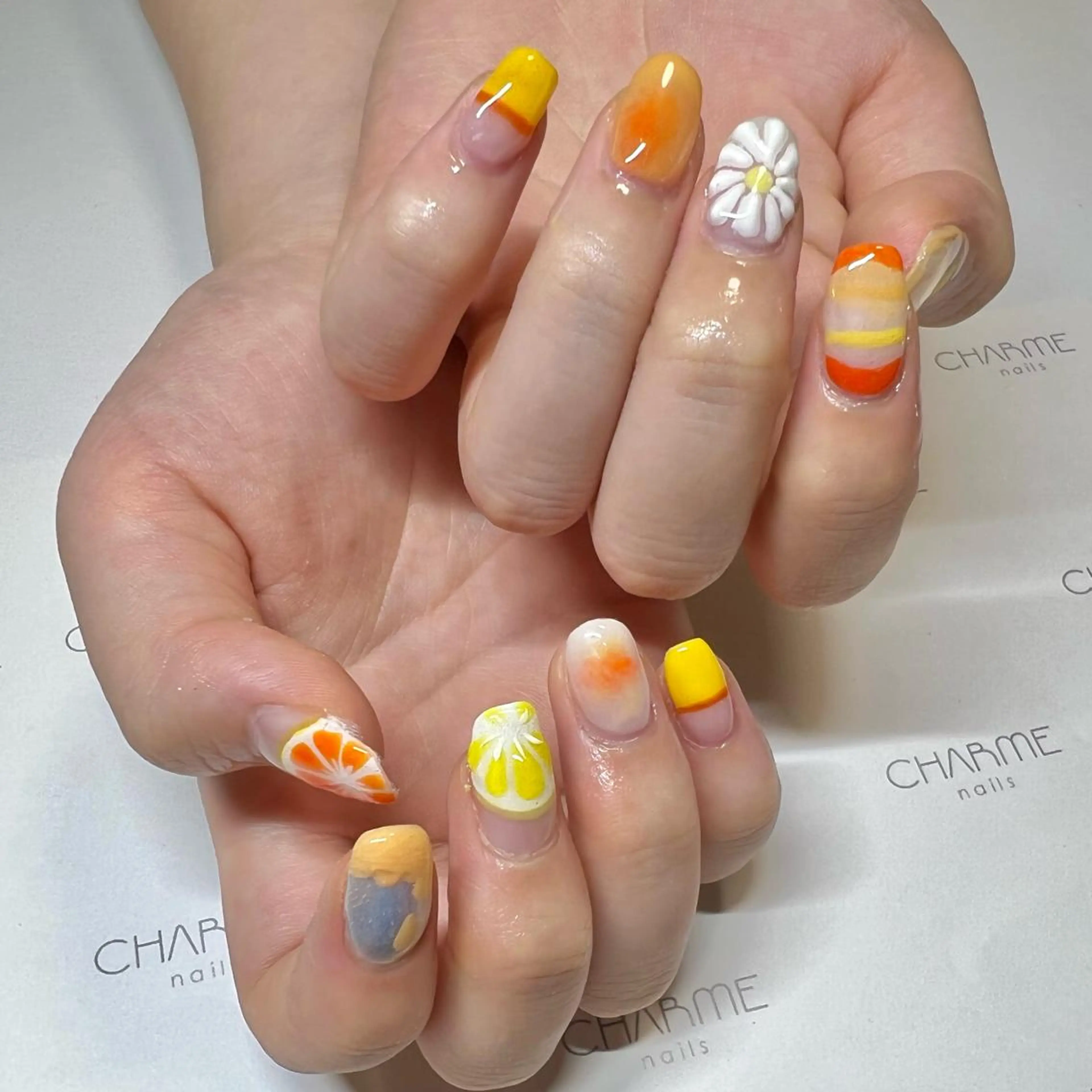ネイル ハンドネイル CHARME 🤎〔RINA〕のネイルデザイン