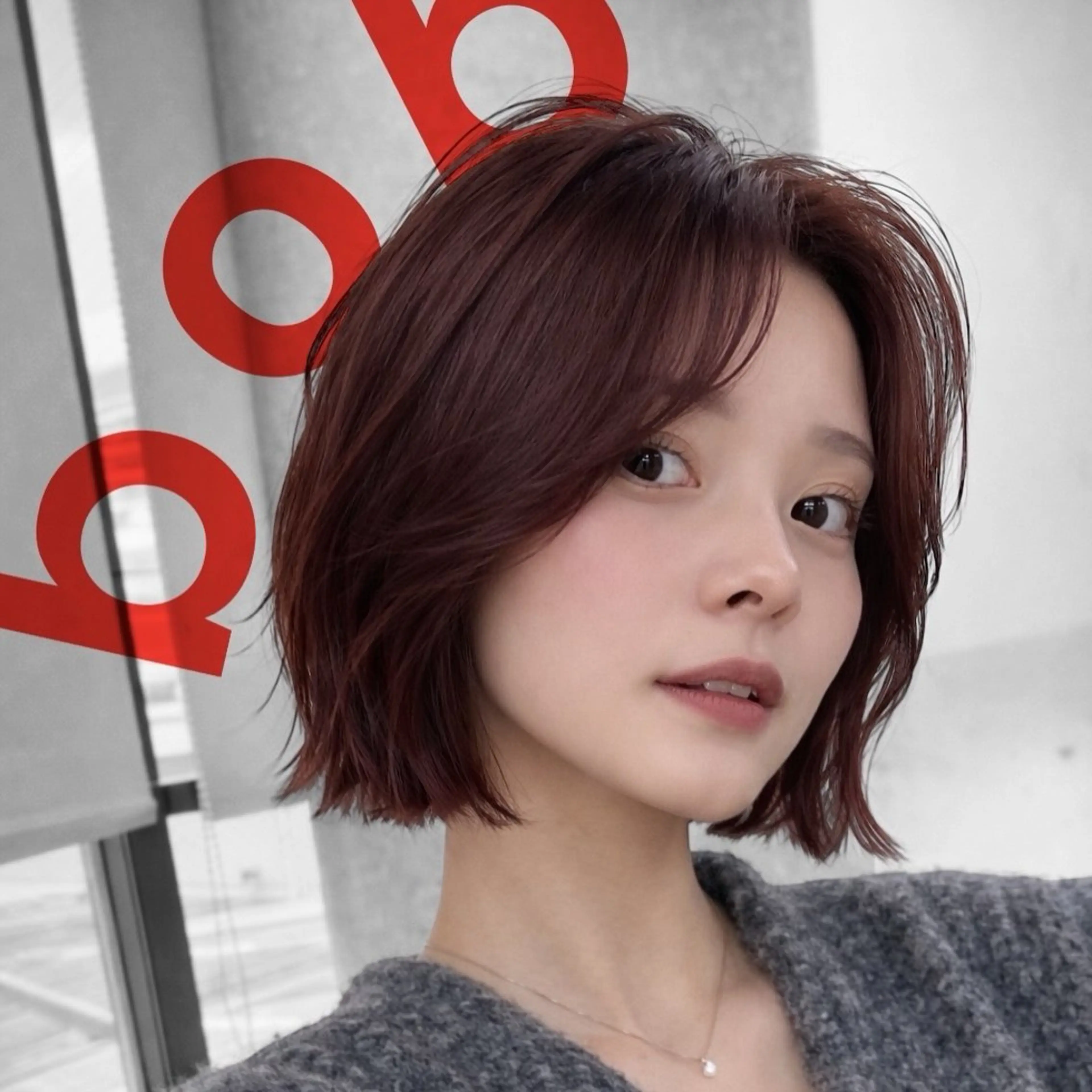 ショート ボブ 最高峰ボブ/ 切りっぱなし/田野のヘアスタイル