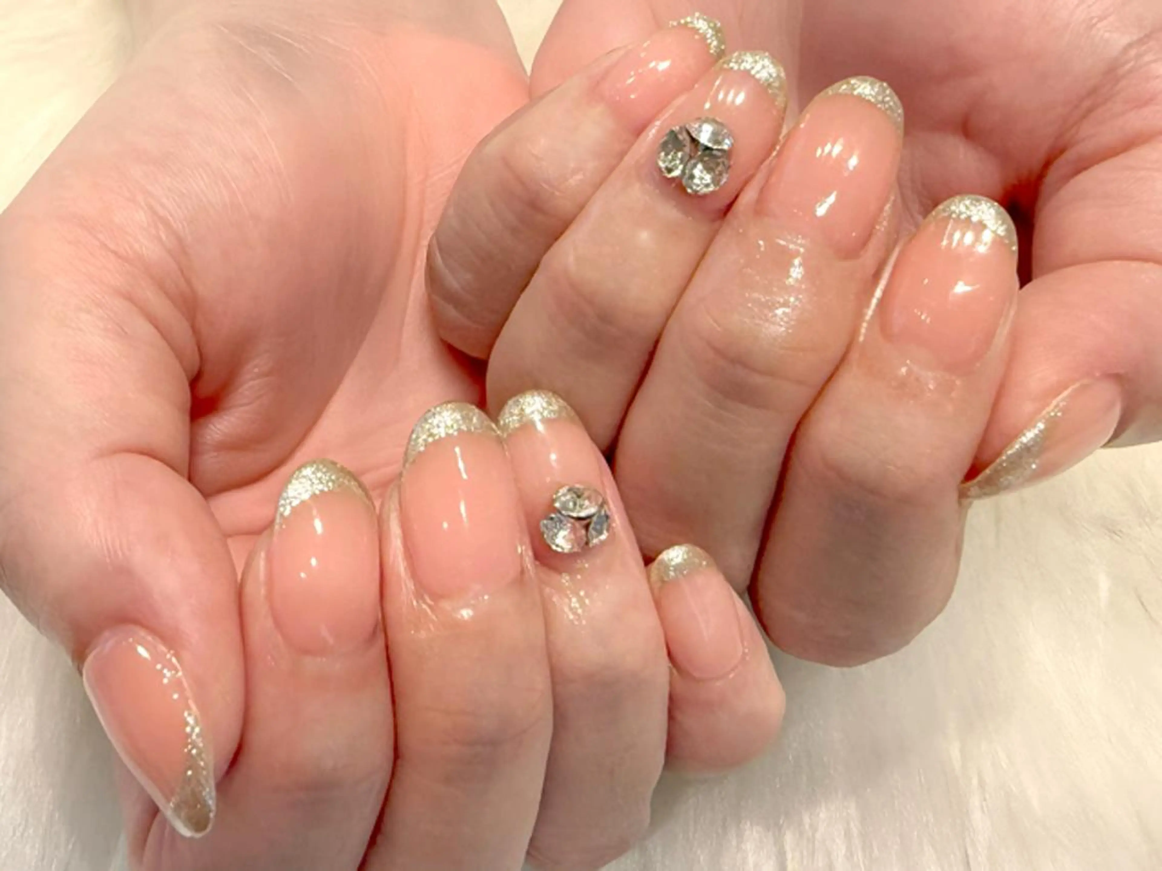 ネイル フレンチネイル ハンドネイル Kanai Harukaのネイルデザイン