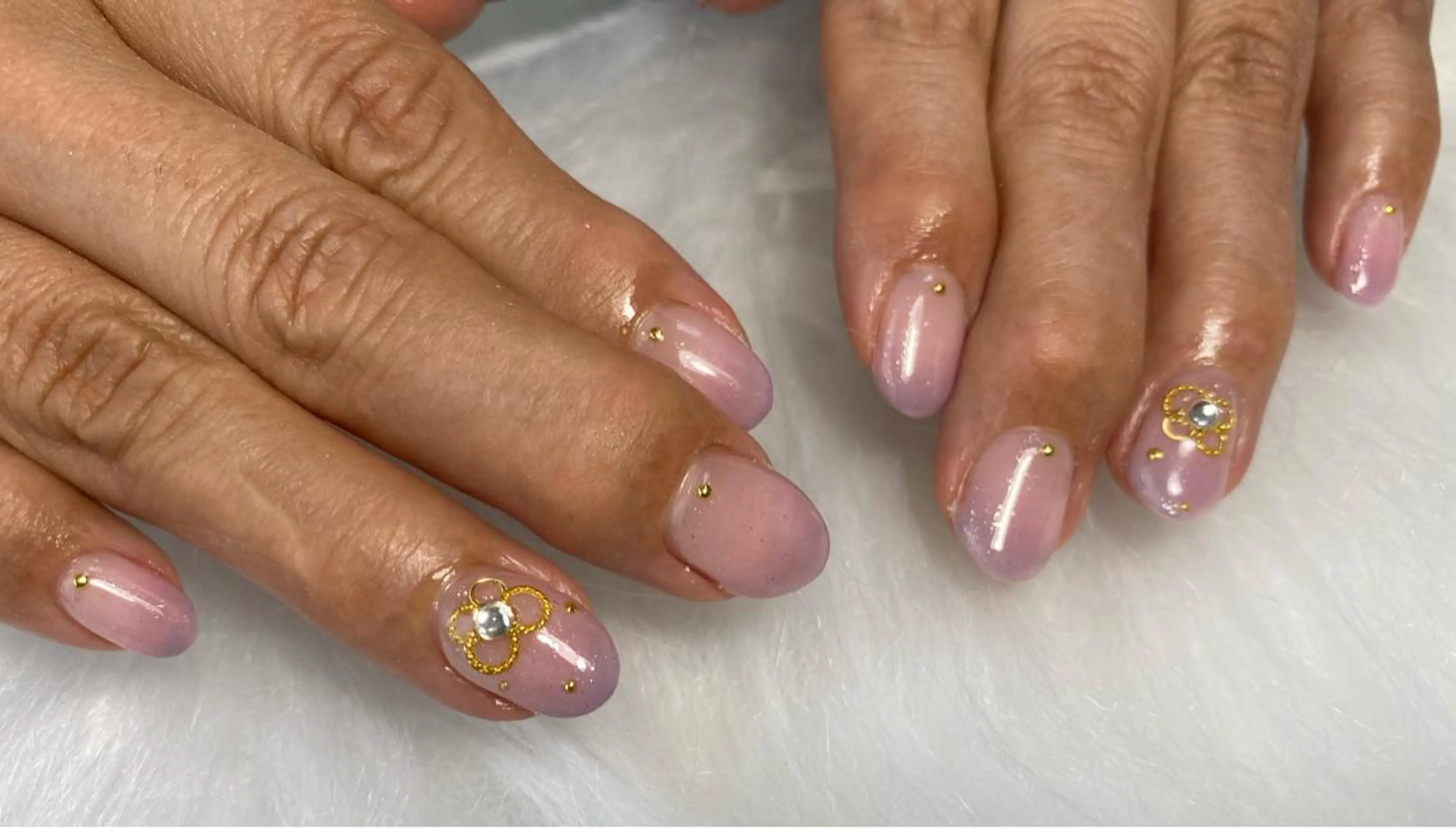 ネイル ハンドネイル Mana‪ ‪·͜· ❤︎‬のネイルデザイン