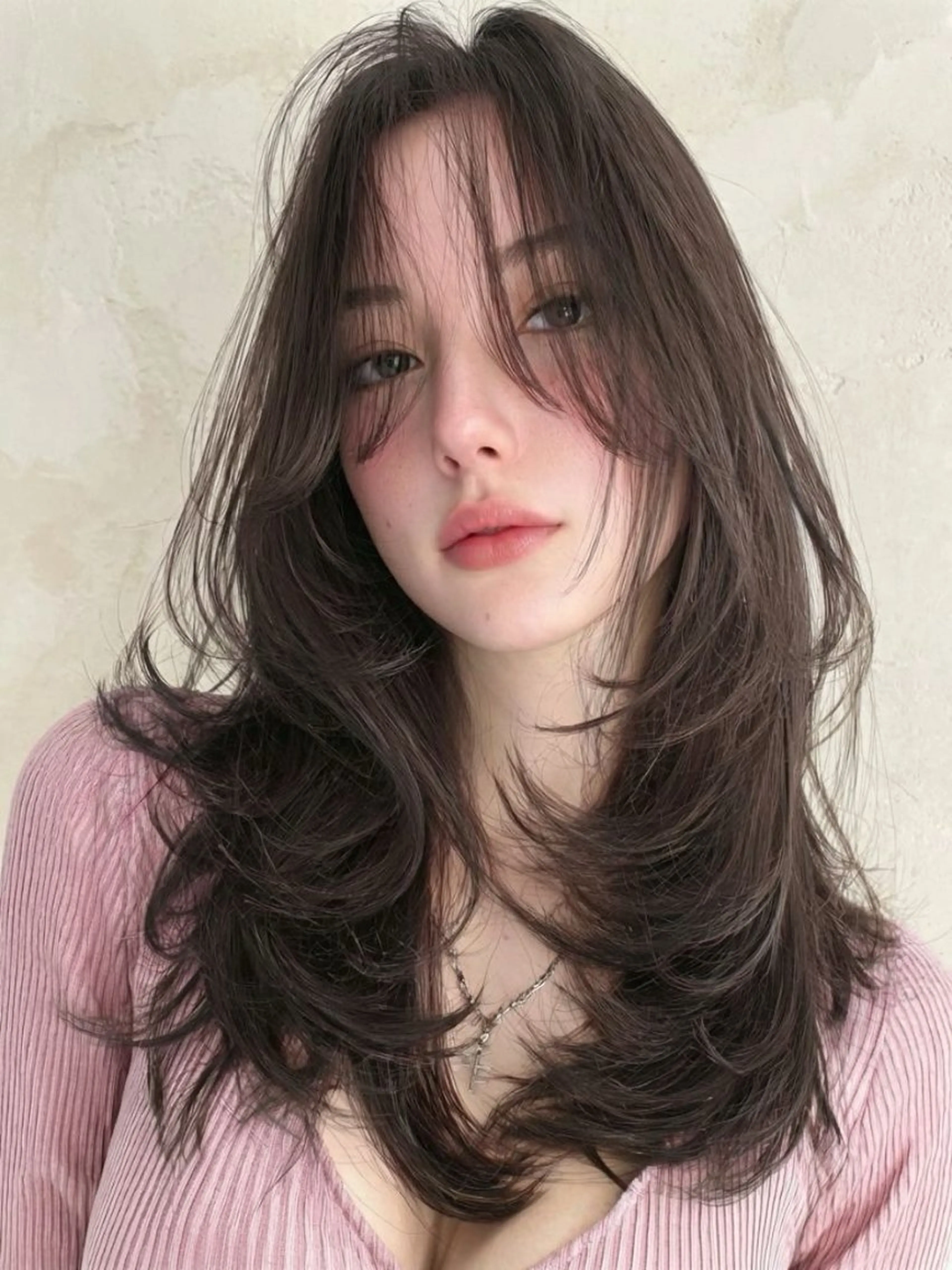 セミロング 🐺レイヤーカット/ カラー/蓮太🍏のヘアスタイル