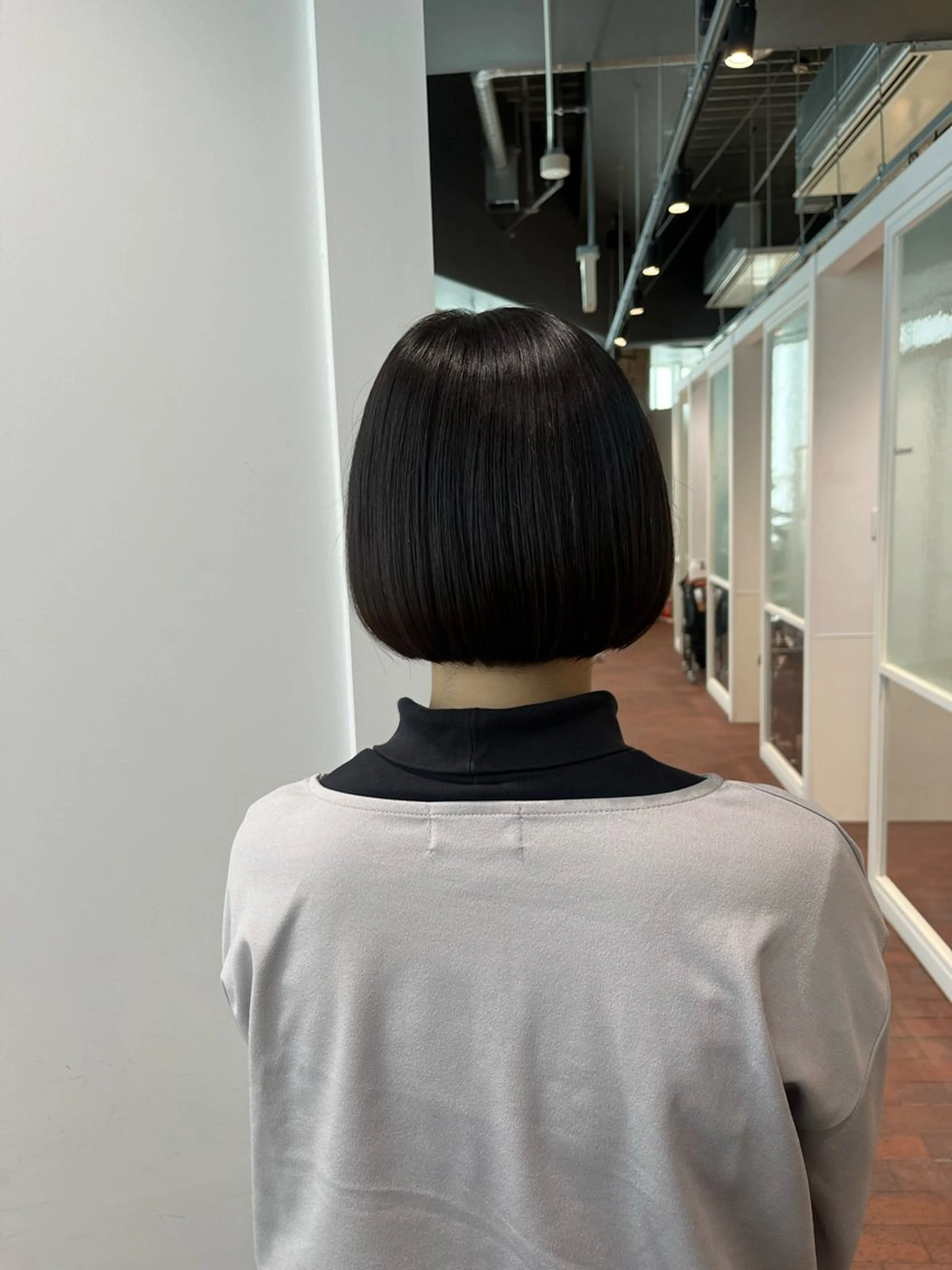 ショート ボブ カット ヘッドスパ マンツーマン 縮毛矯正/マユコのヘアスタイル