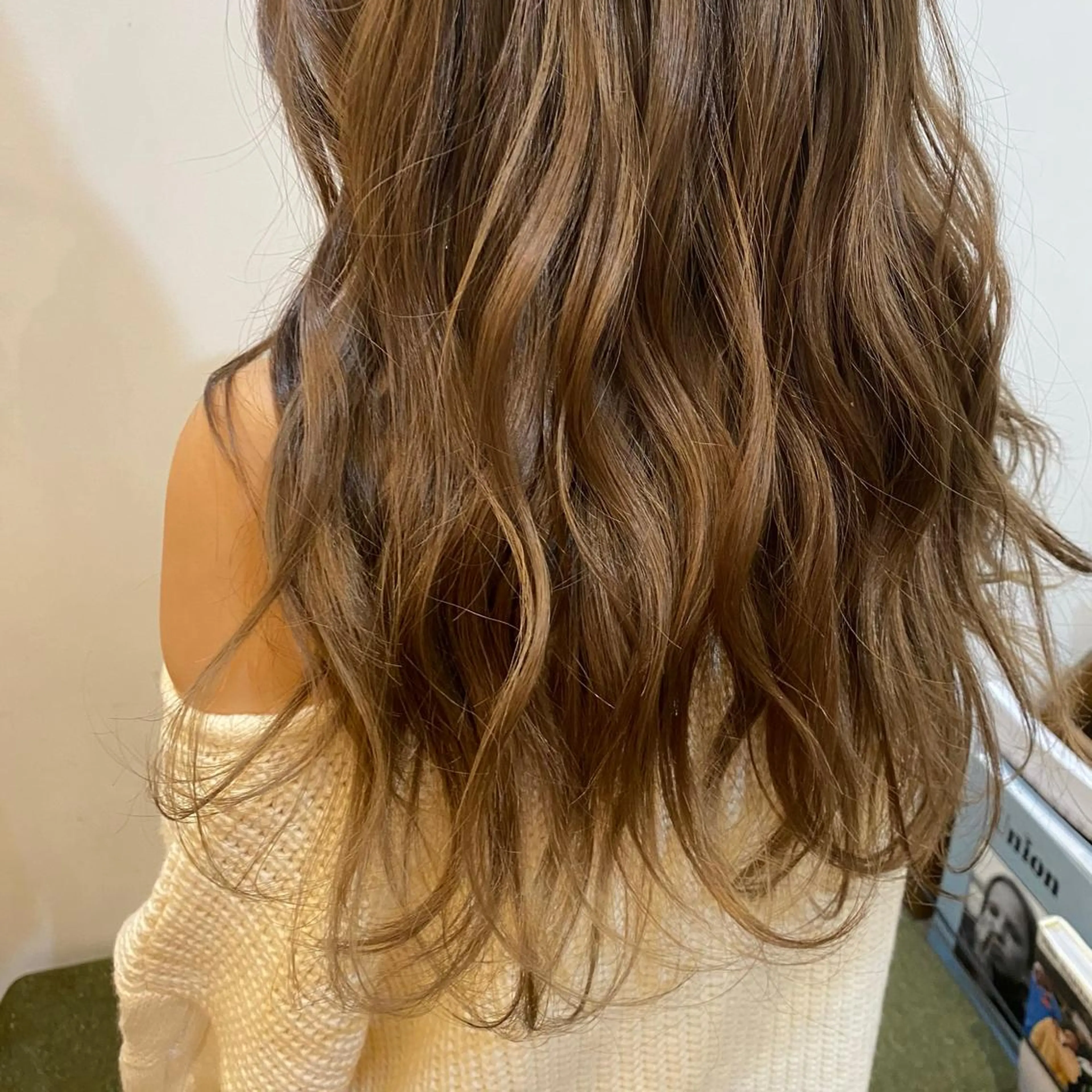 ロング カラー 透明感カラー 銀 座のヘアスタイル