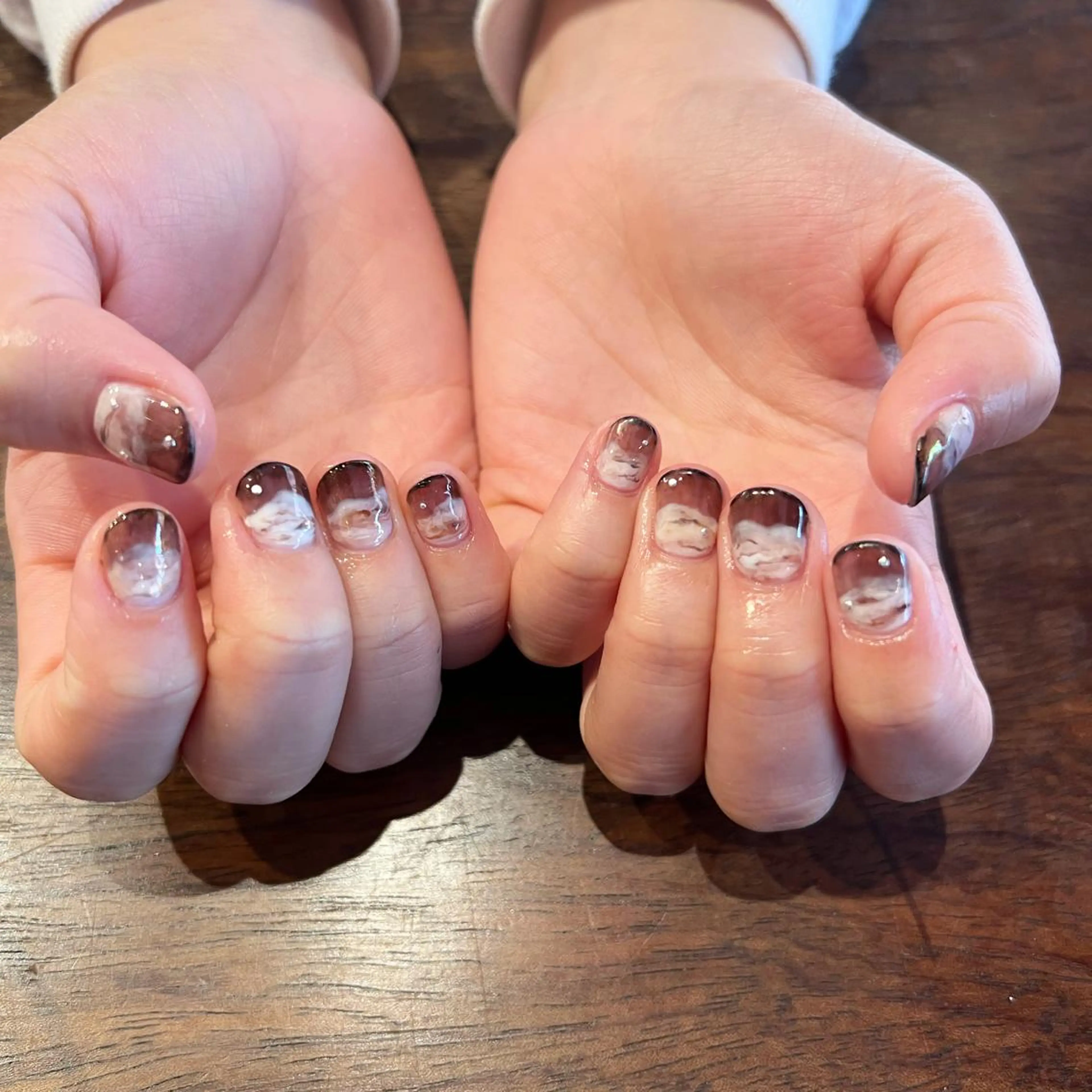 ネイル ニュアンスネイル totalbeautylento所属・lento nailのネイルデザイン