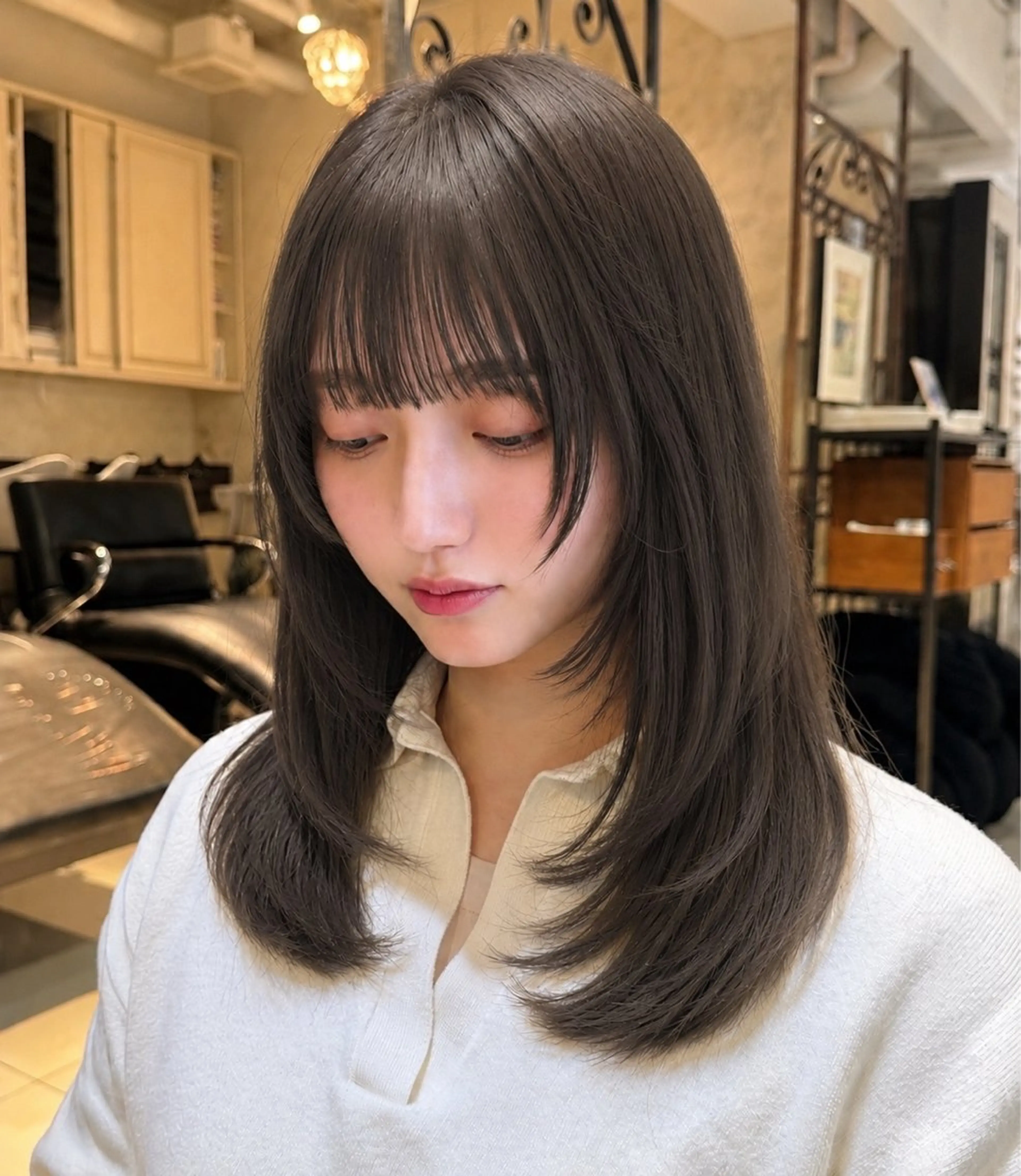 ロング トリートメント 透明感×レイヤー /荻野宗一郎のヘアスタイル