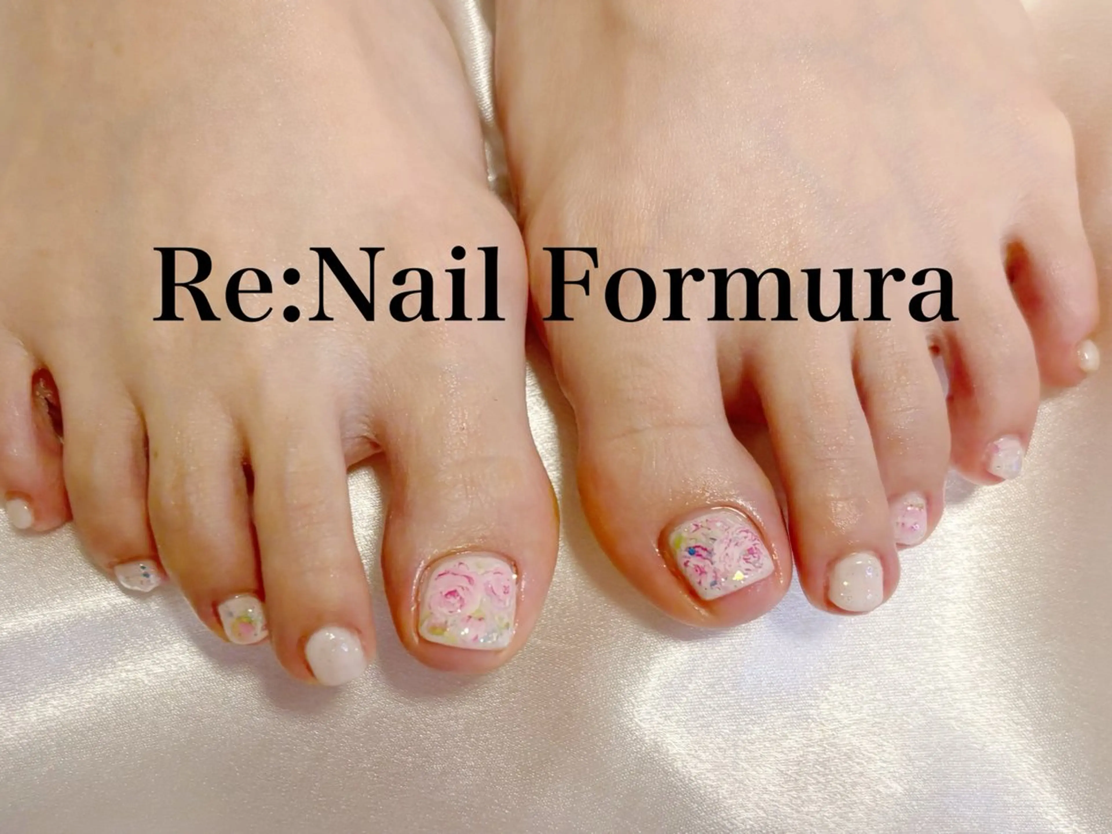 ショート フットネイル kido chieのネイルデザイン