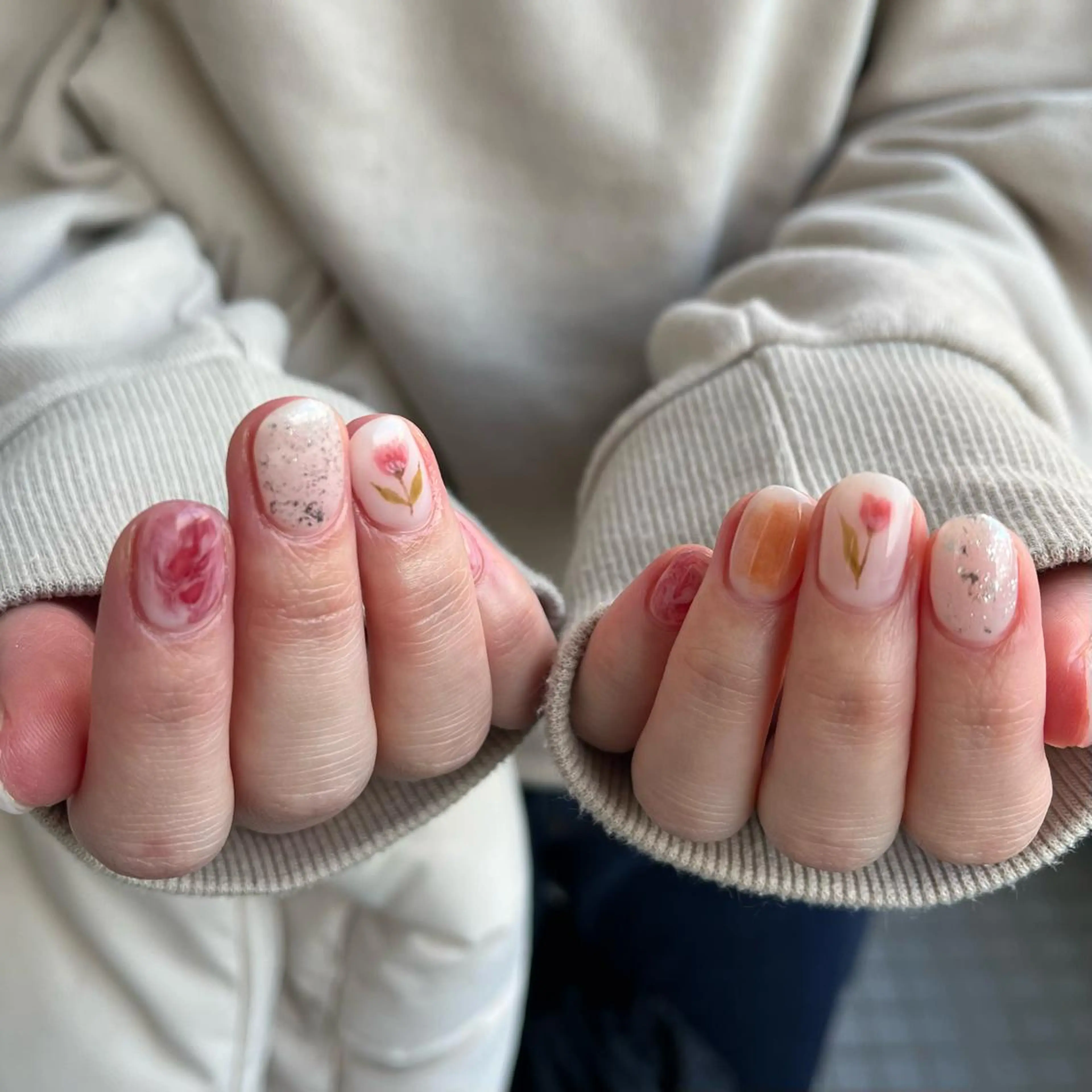 ネイル 🤎Two ERI🤎のネイルデザイン