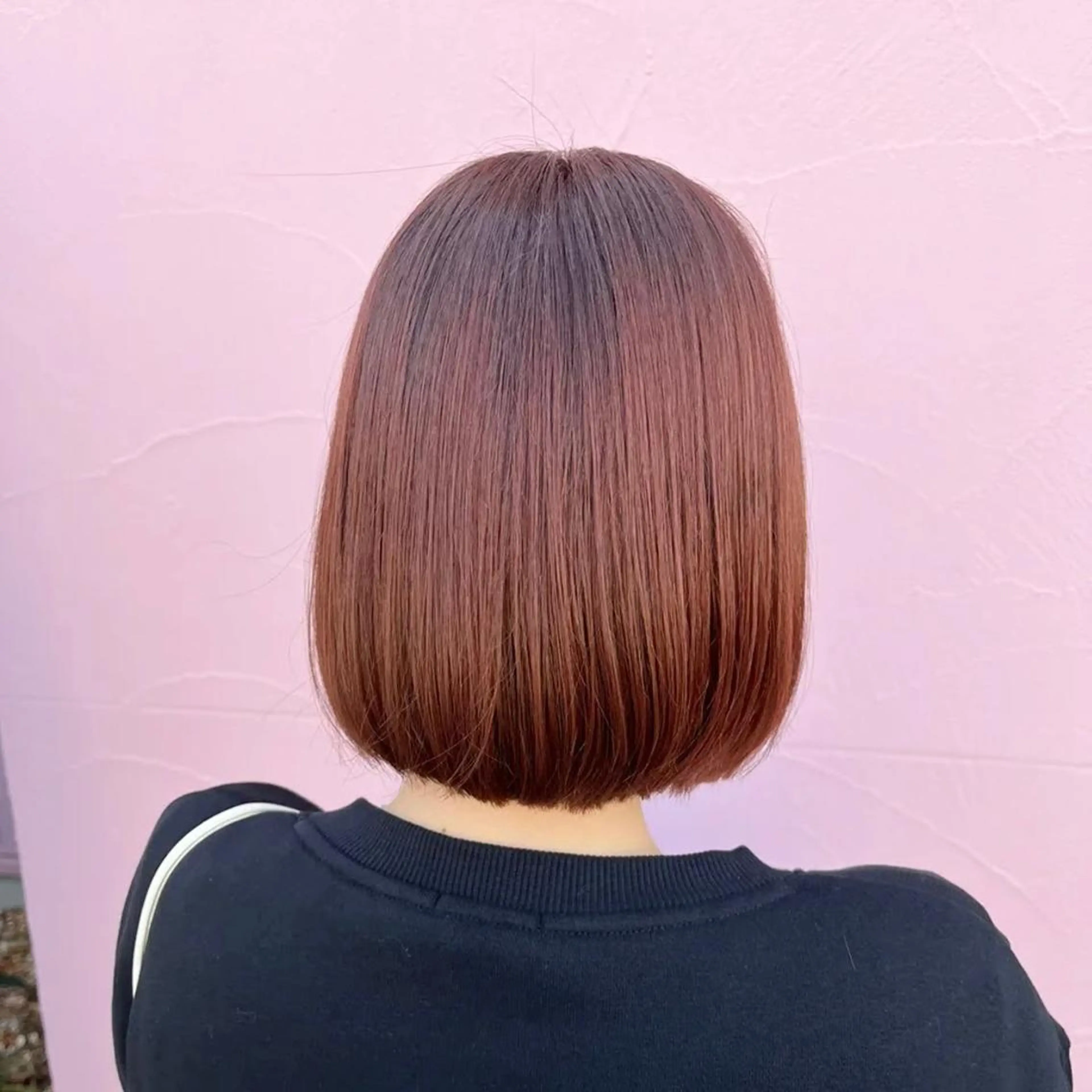 ショート カラー カシス オレンジ カット ヘアカラー トリートメント ♡ナナコ♡ レイヤー/艶髪のヘアスタイル