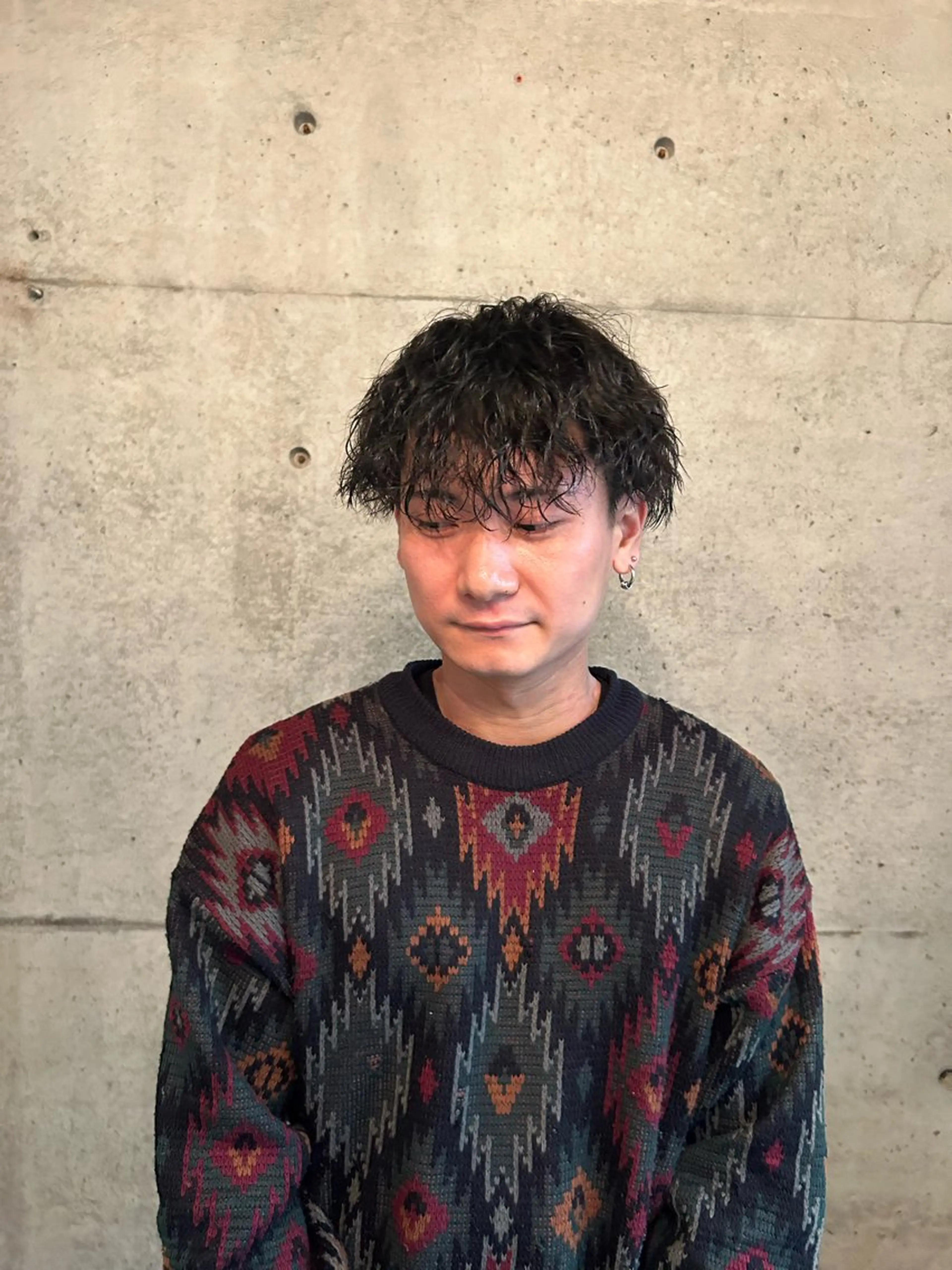 パーマ メンズ 鈴木 愛菜のヘアスタイル