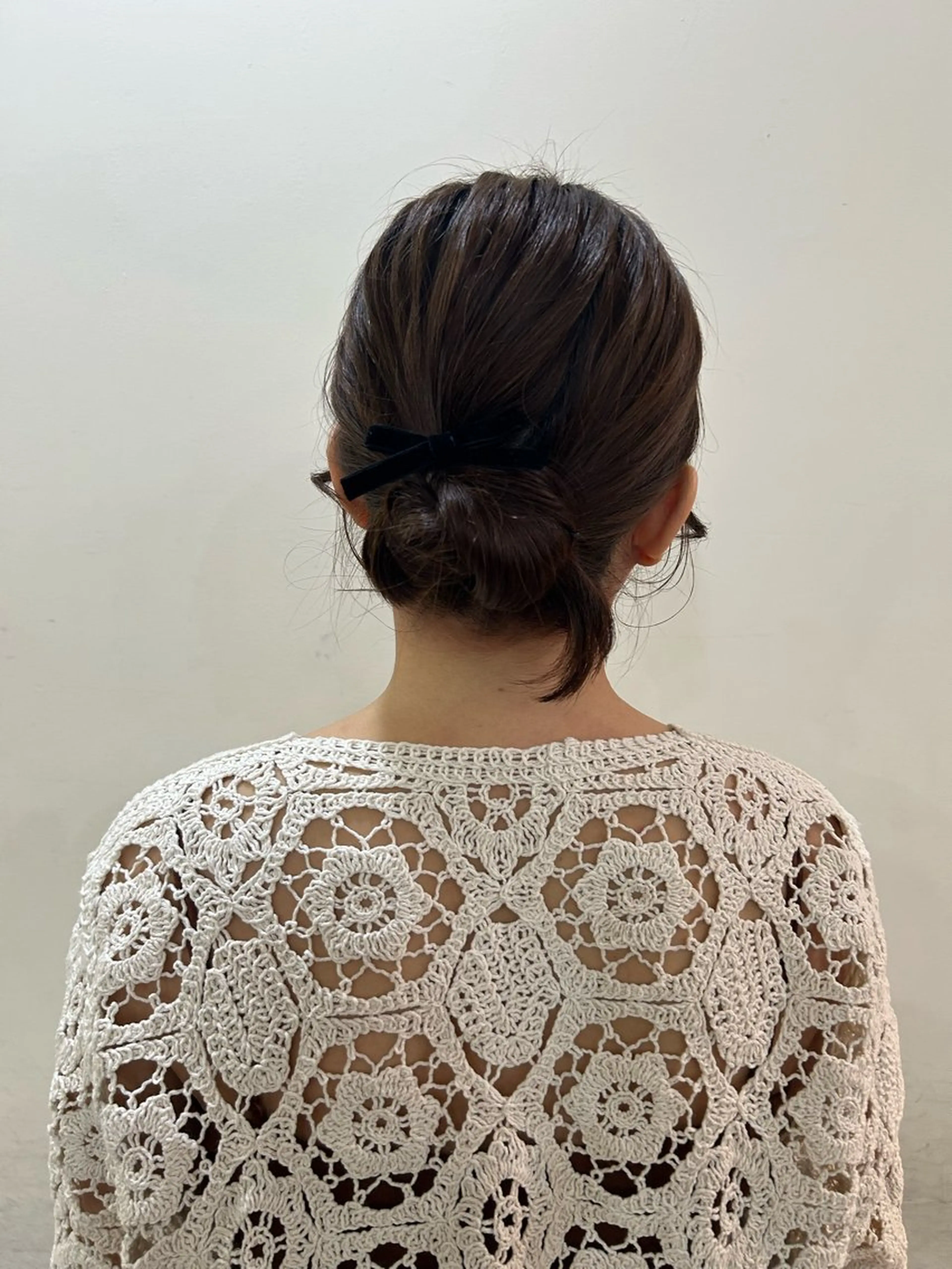 ミディアム ヘアアレンジ ヘアセット blink所属・暖色/ブラウン/ 透明感/ゆうかのヘアスタイル