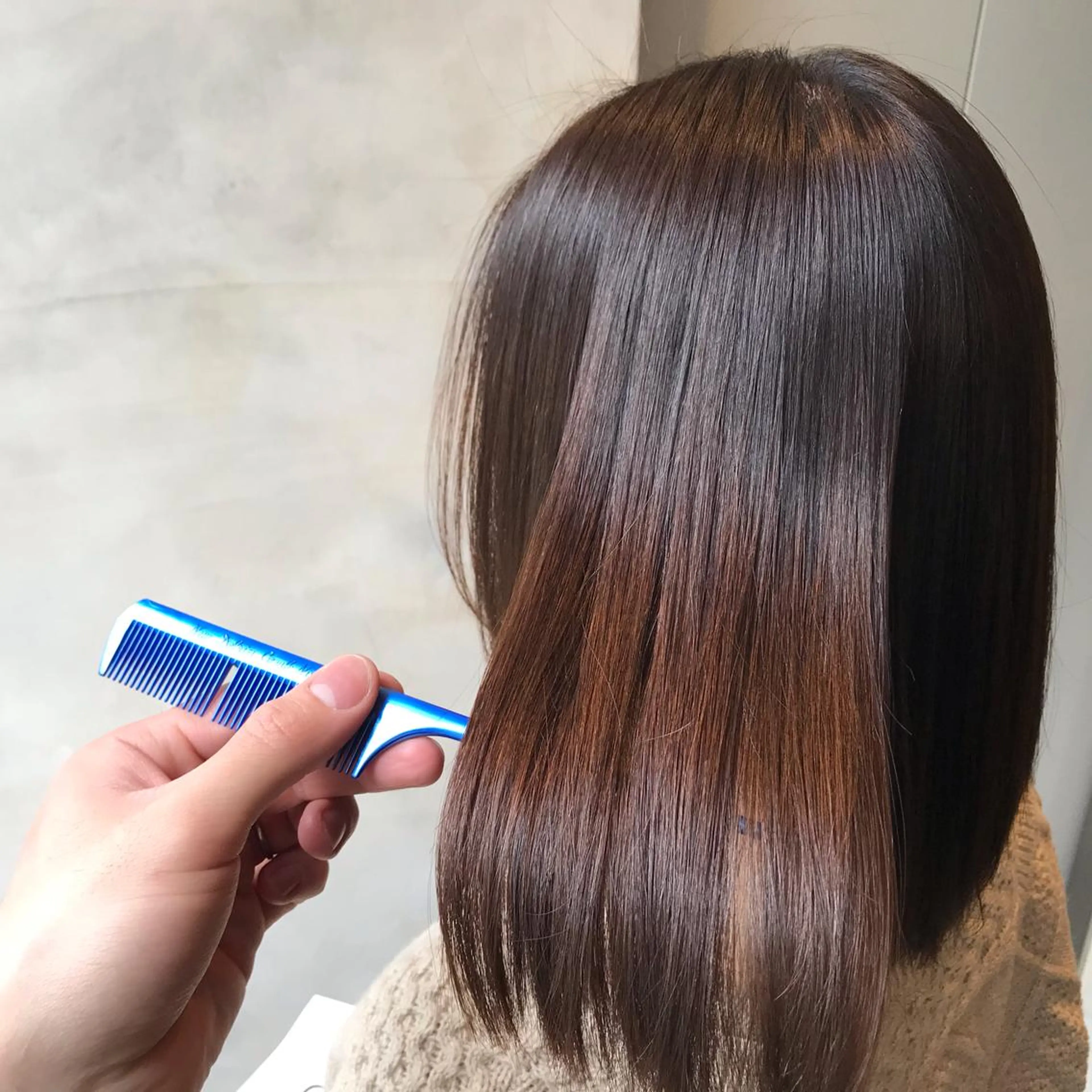 パーマ 縮毛矯正 Keshiki大名 安部 真輝のヘアスタイル