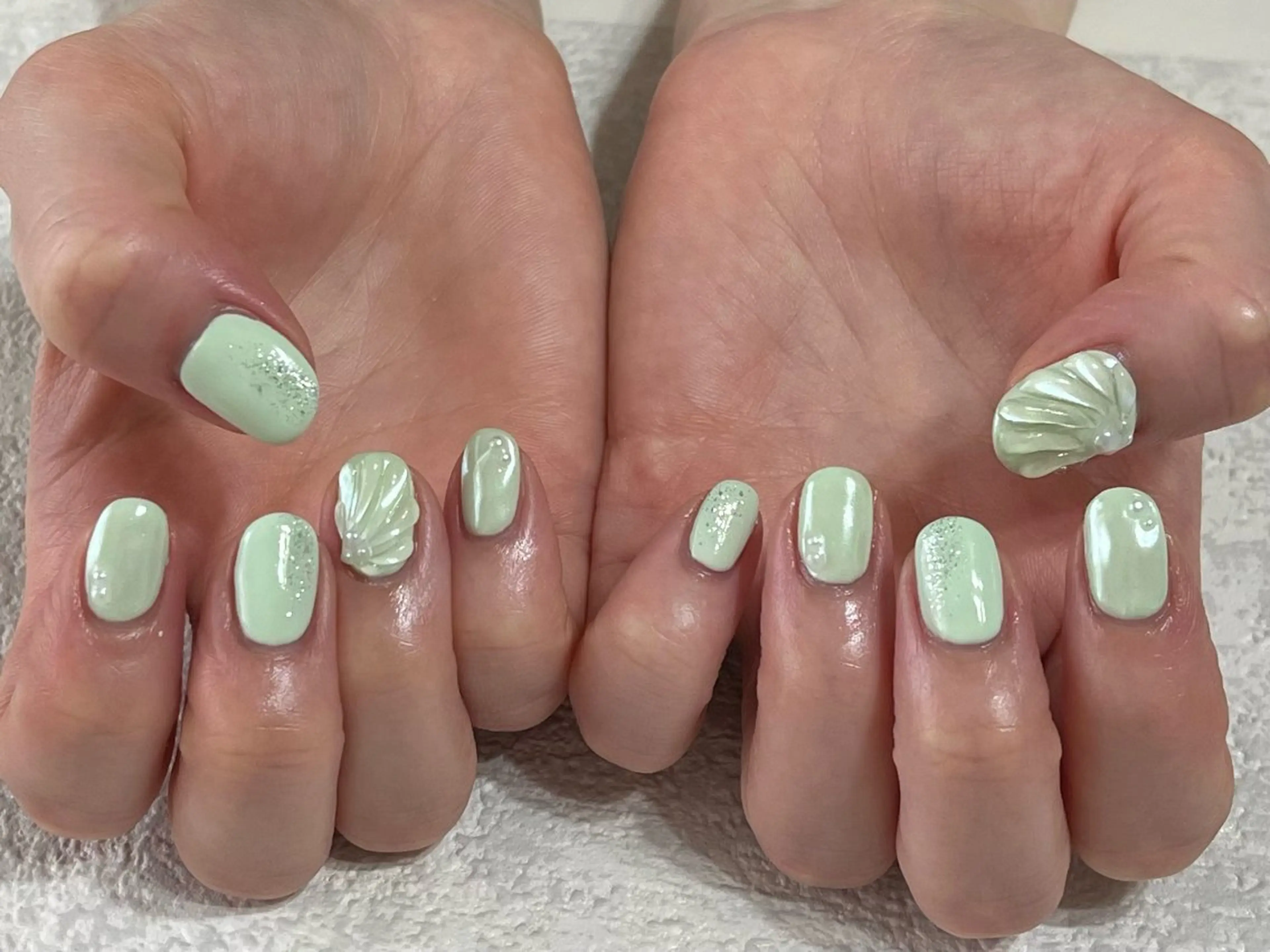 ネイル ジェルネイル メンズネイル パラジェル 夏ネイル ワンホンネイル ハンドネイル kikinail 溝の口のネイルデザイン