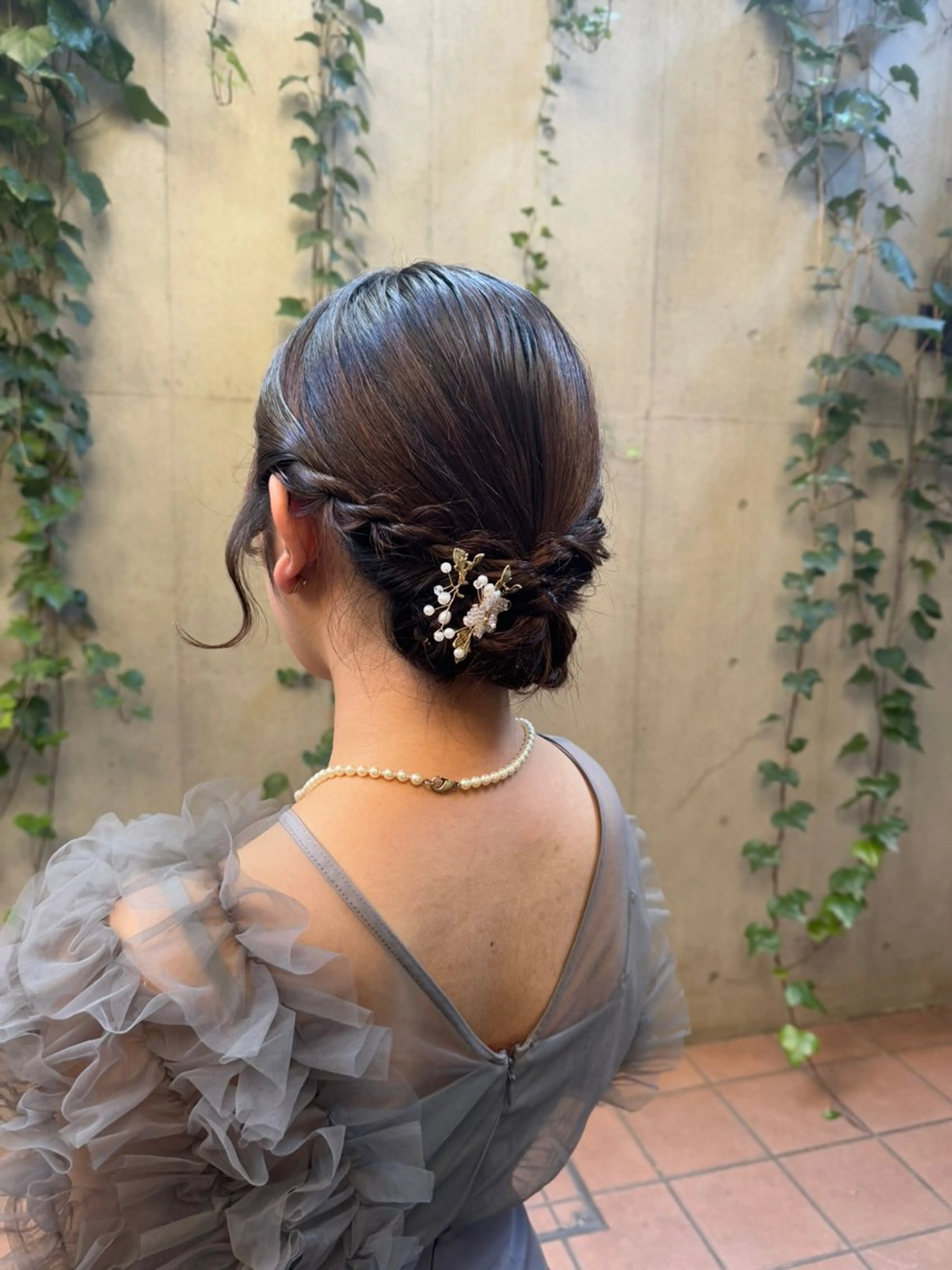 ミディアム ヘアアレンジ ヘアセット 🎗️【ヘアセット 美眉】吉川玲🎗️のヘアスタイル