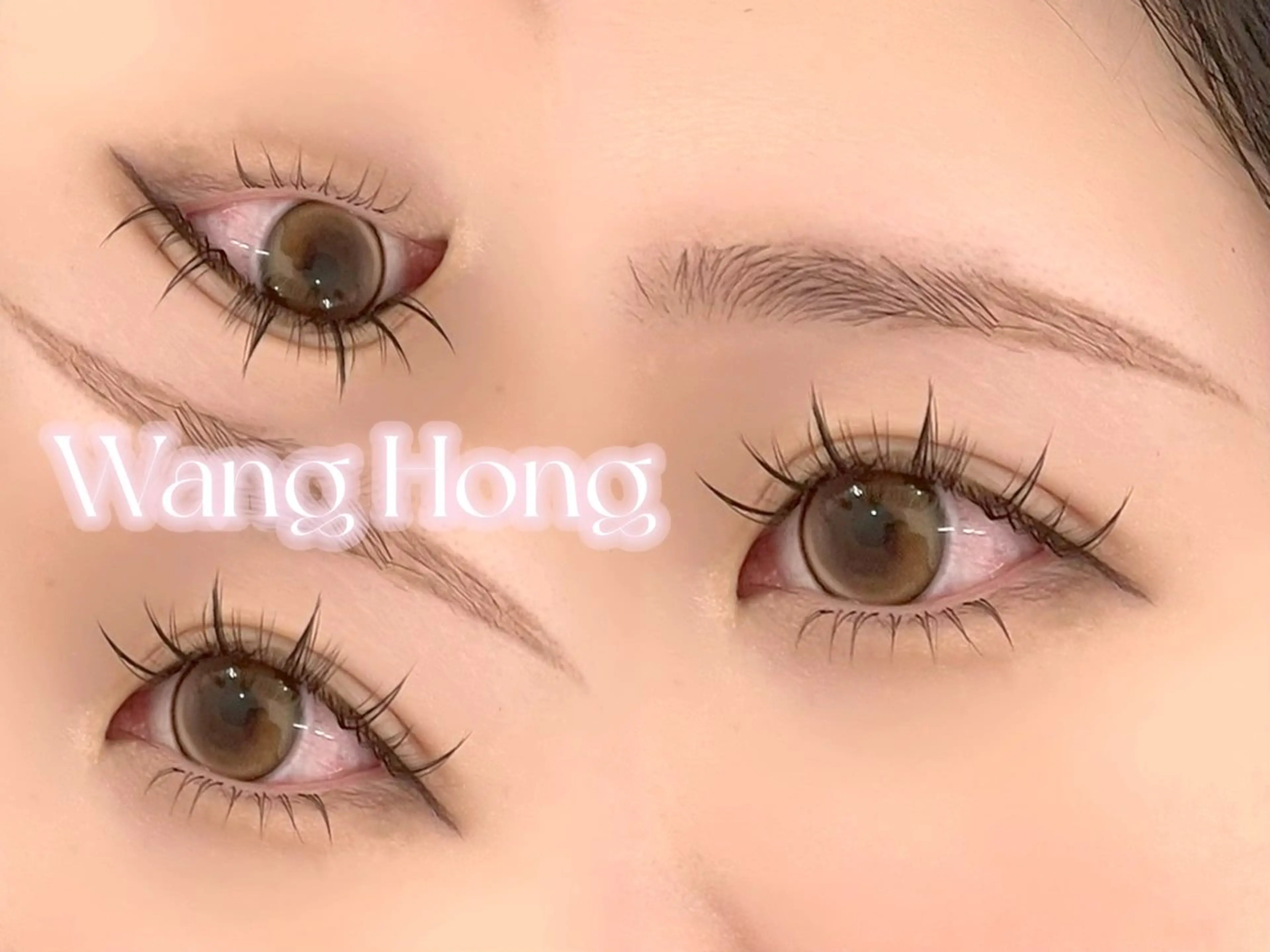 【上下マツエク】フラットラッシュ80本​〜​/下まつげエクステ30本​〜​　※＋20本で+550円の写真