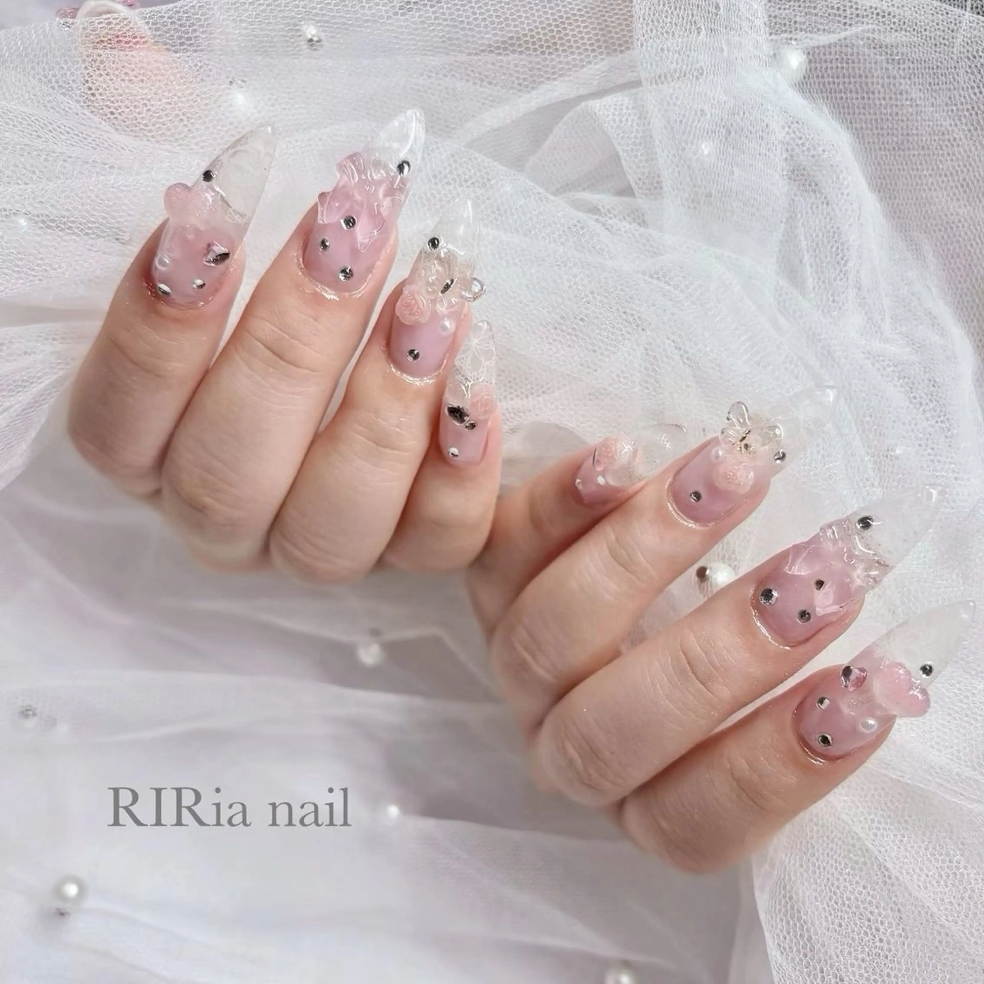 ネイル ハンドネイル 🎀RINA RIrianailのネイルデザイン