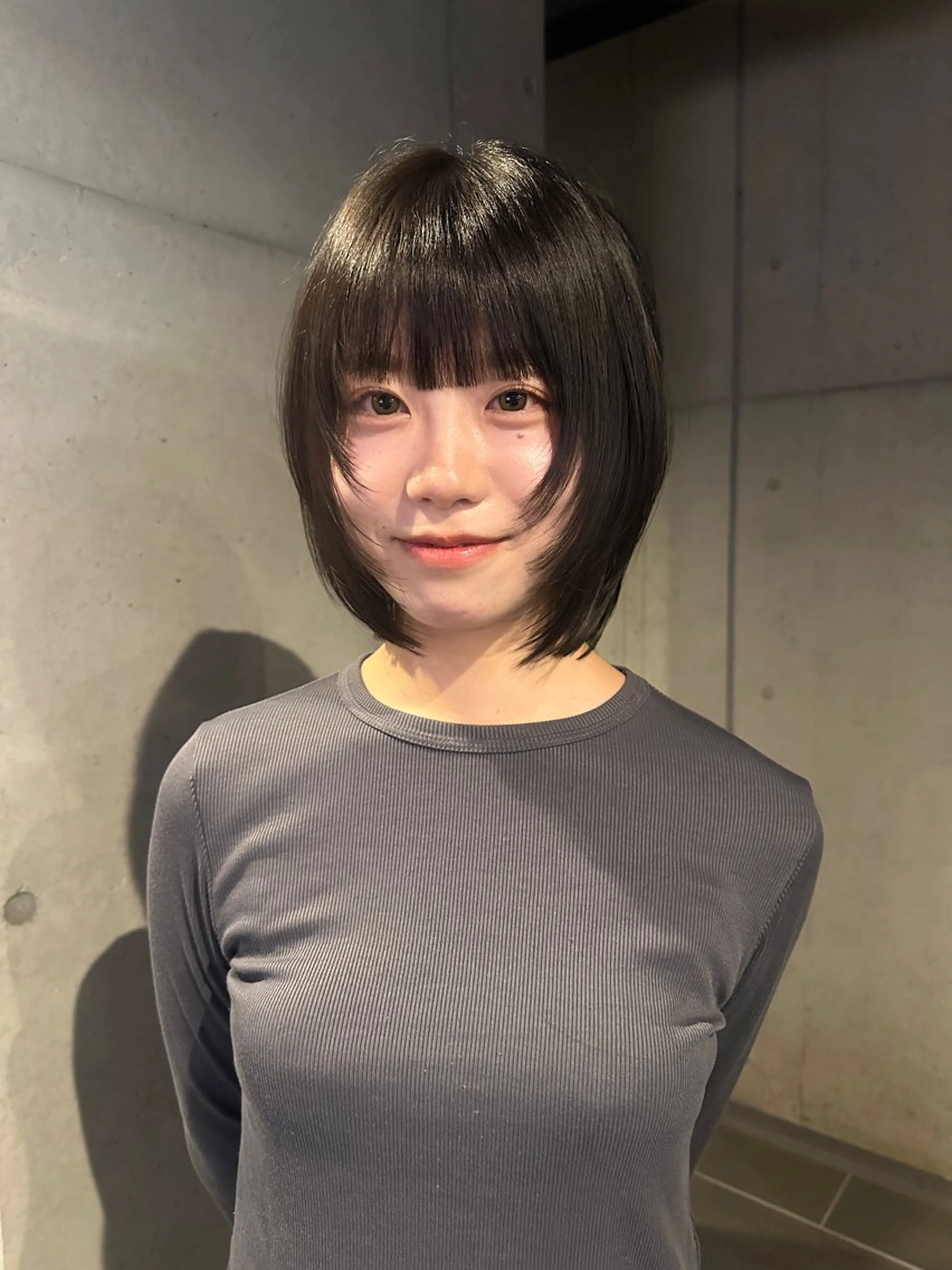 ショート カラー ボブレイヤー ボブ 顔まわりレイヤー レイヤーカット カット ヘアカラー 似合わせウルフ/ レイヤー/山本祐輔のヘアスタイル